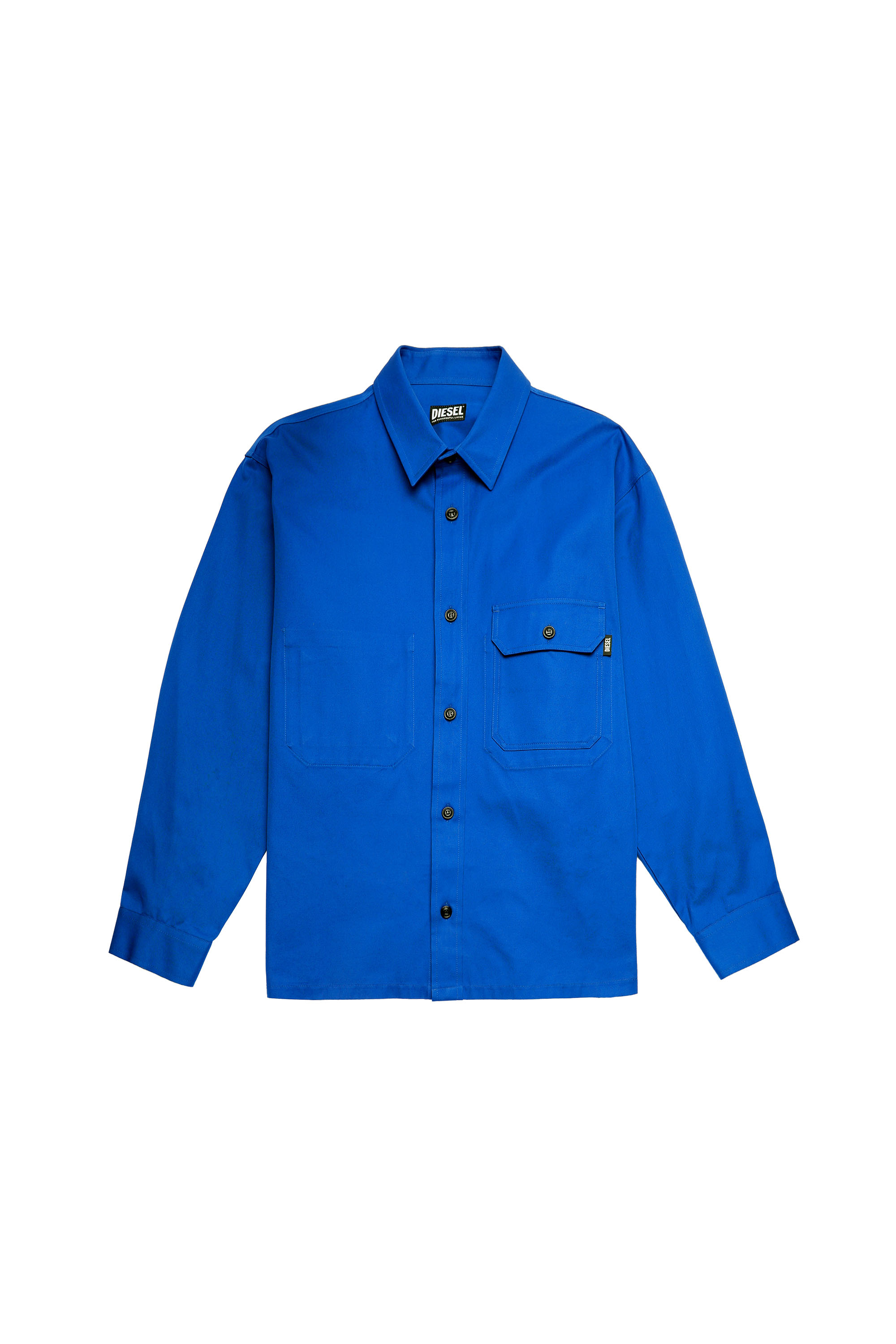 S-BUNNELL-A, Blu - Camicie