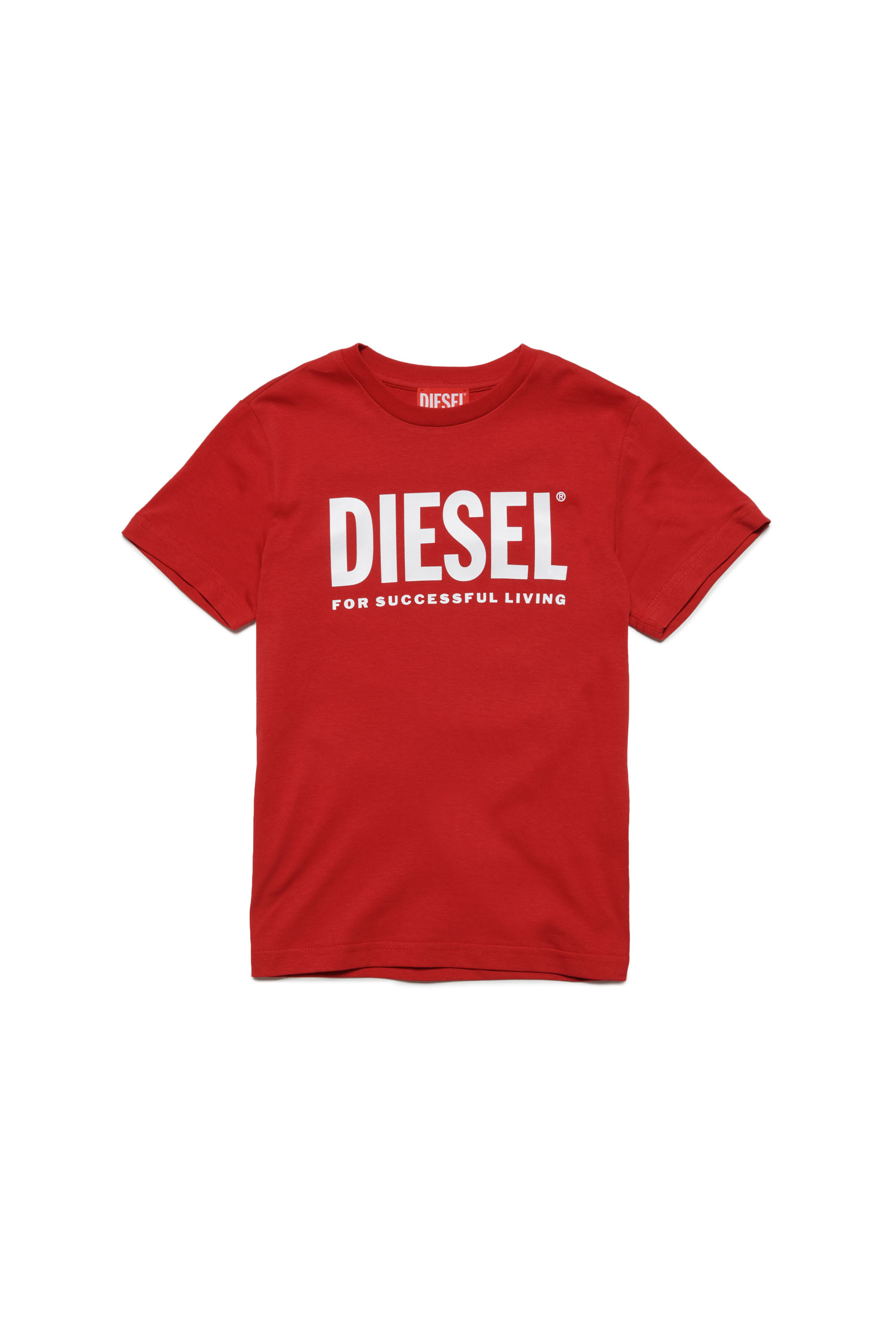 Diesel - LTGIM DI, Man T-shirt with logo print in Red - Image 1