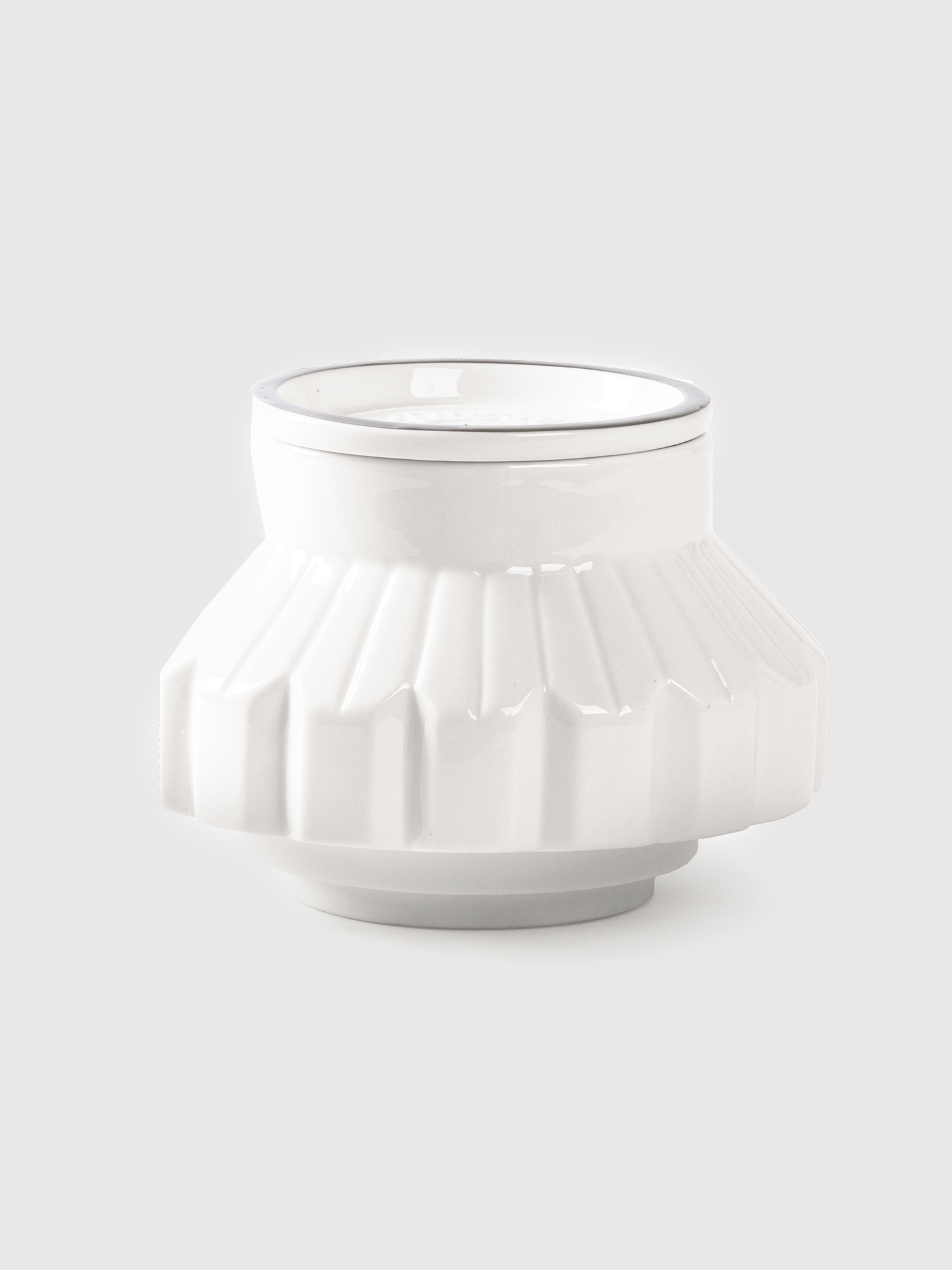 Diesel - 10905 SIL MACHINE, Vaso di porcellana medio Unisex in Bianco - 3