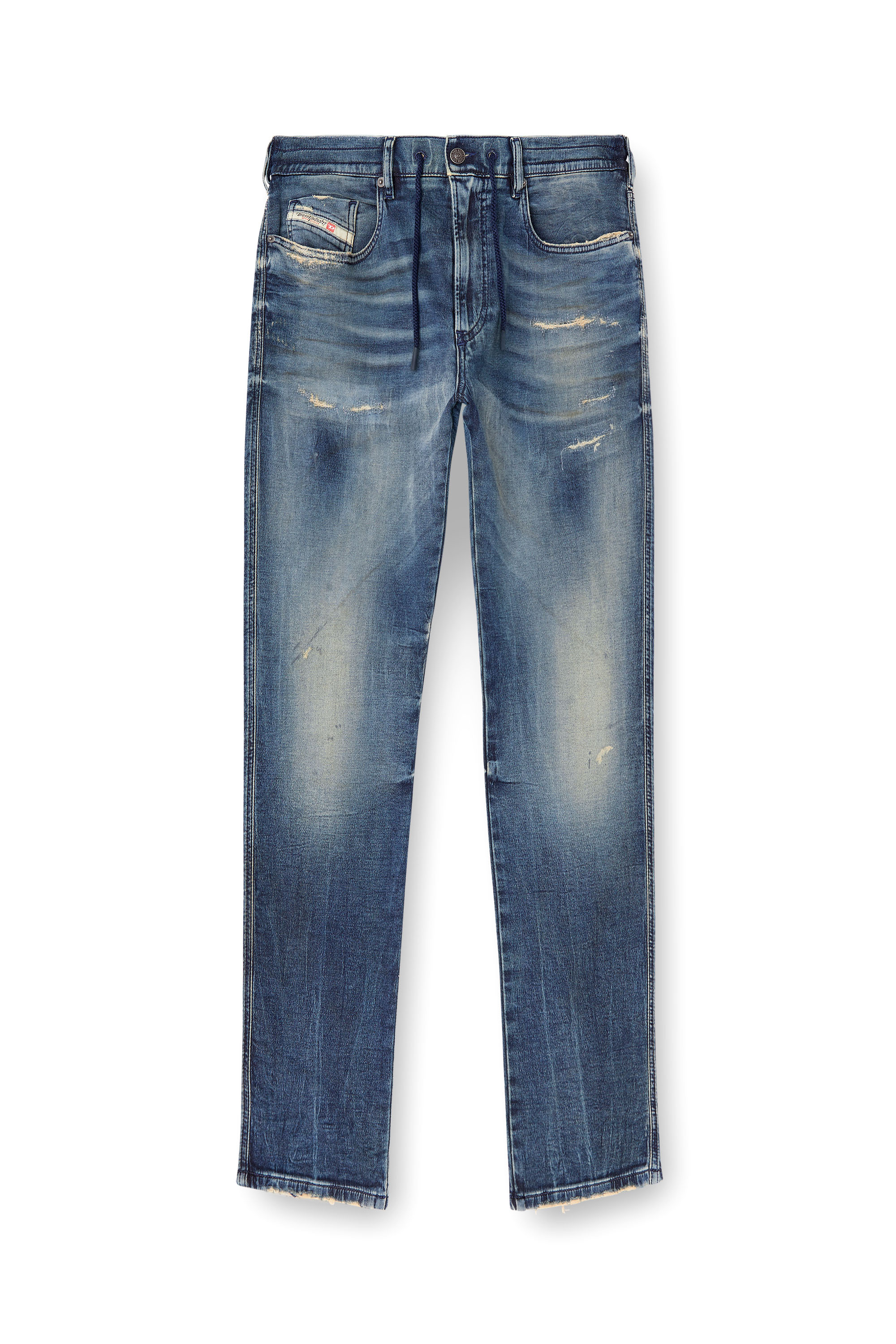 Diesel - Slim 2060 D-Strukt Joggjeans® 068PN Uomo, Blu medio - Image 3