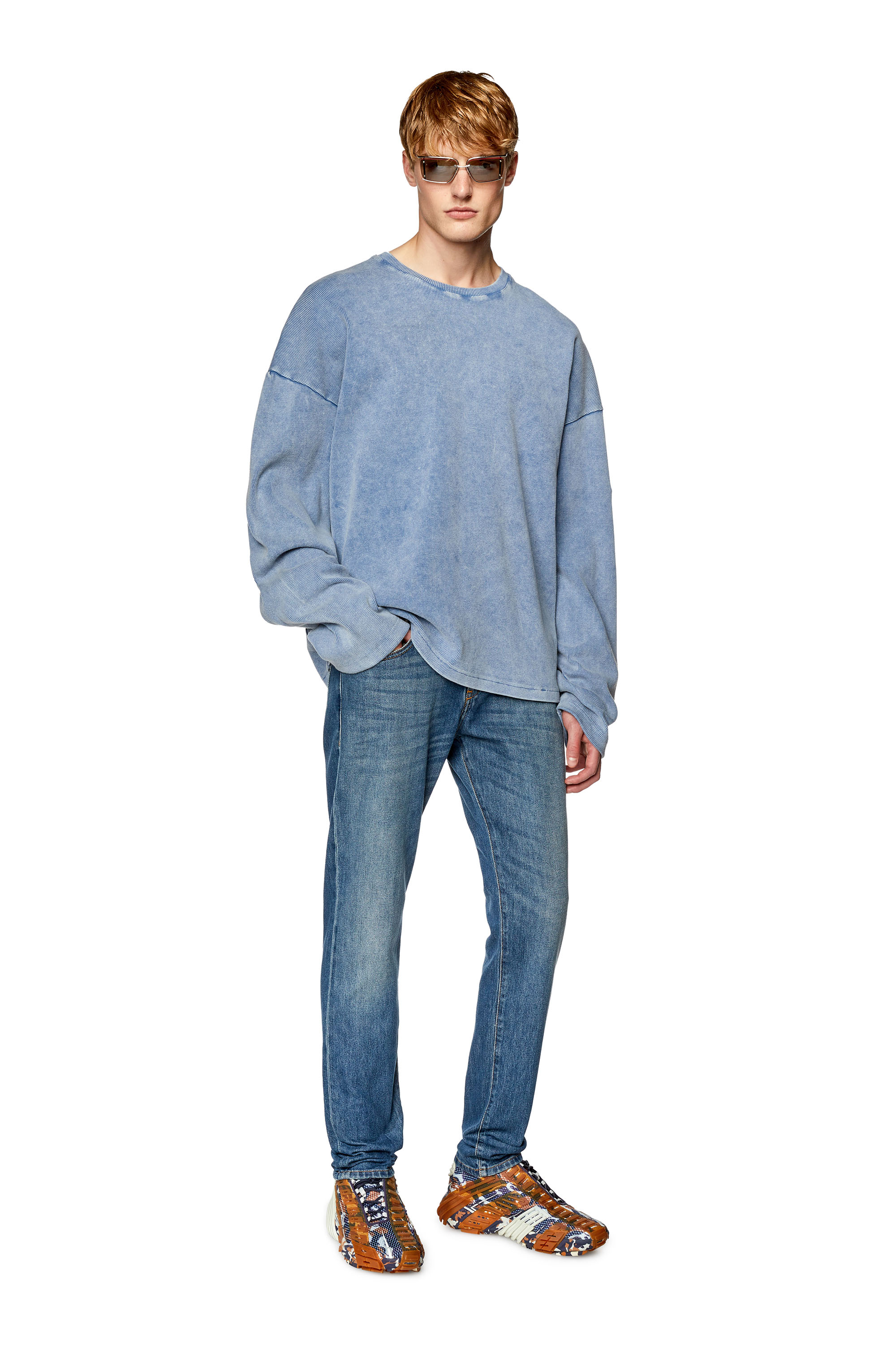 Diesel - Slim Jeans 2019 D-Strukt 09F88, Blu medio - Image 1