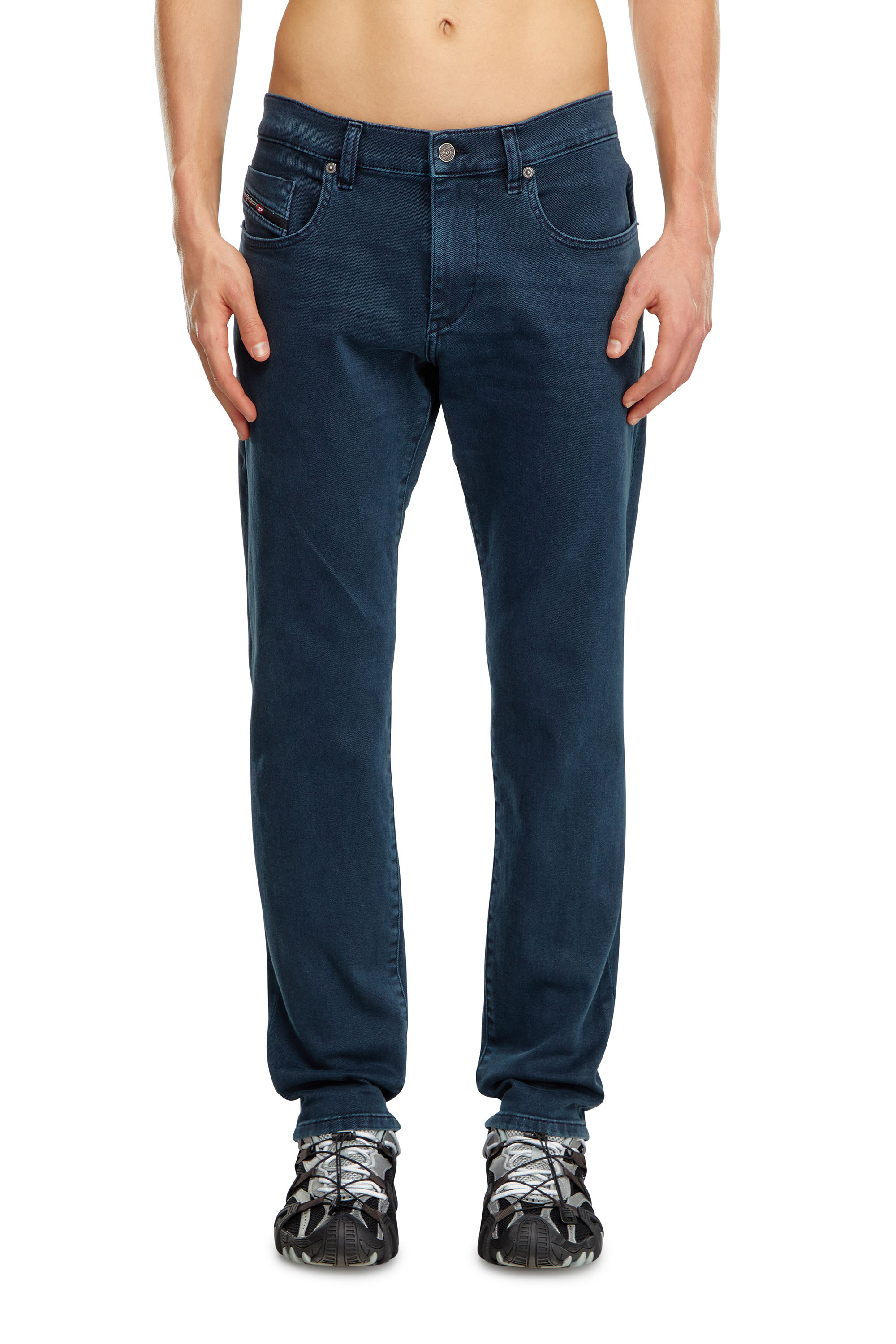 Diesel - 2019 D-STRUKT 0QWTY Slim Jeans, Blu medio - Image 1