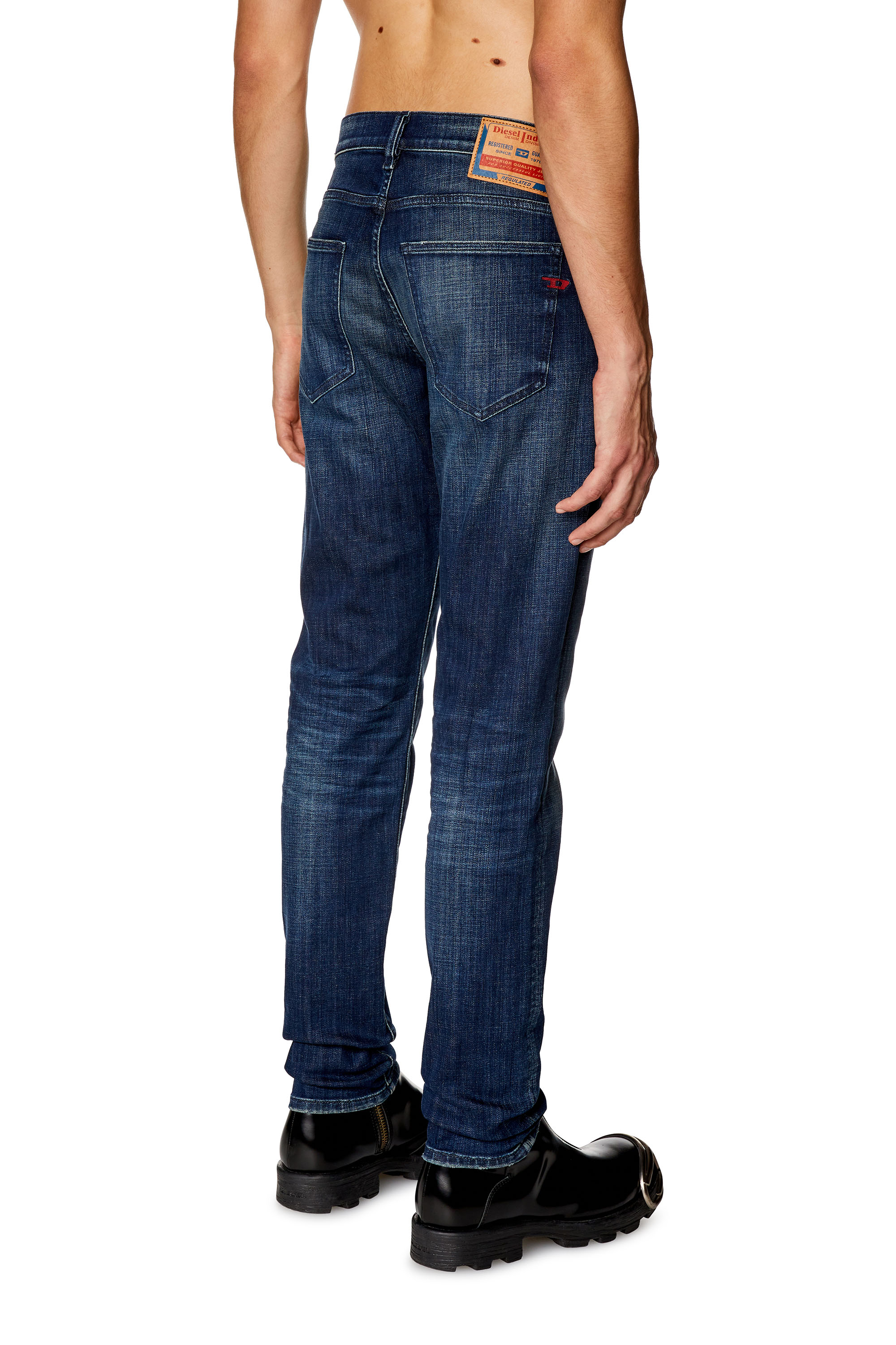 Diesel - Slim Jeans 2019 D-Strukt 09H35, Blu Scuro - Image 4
