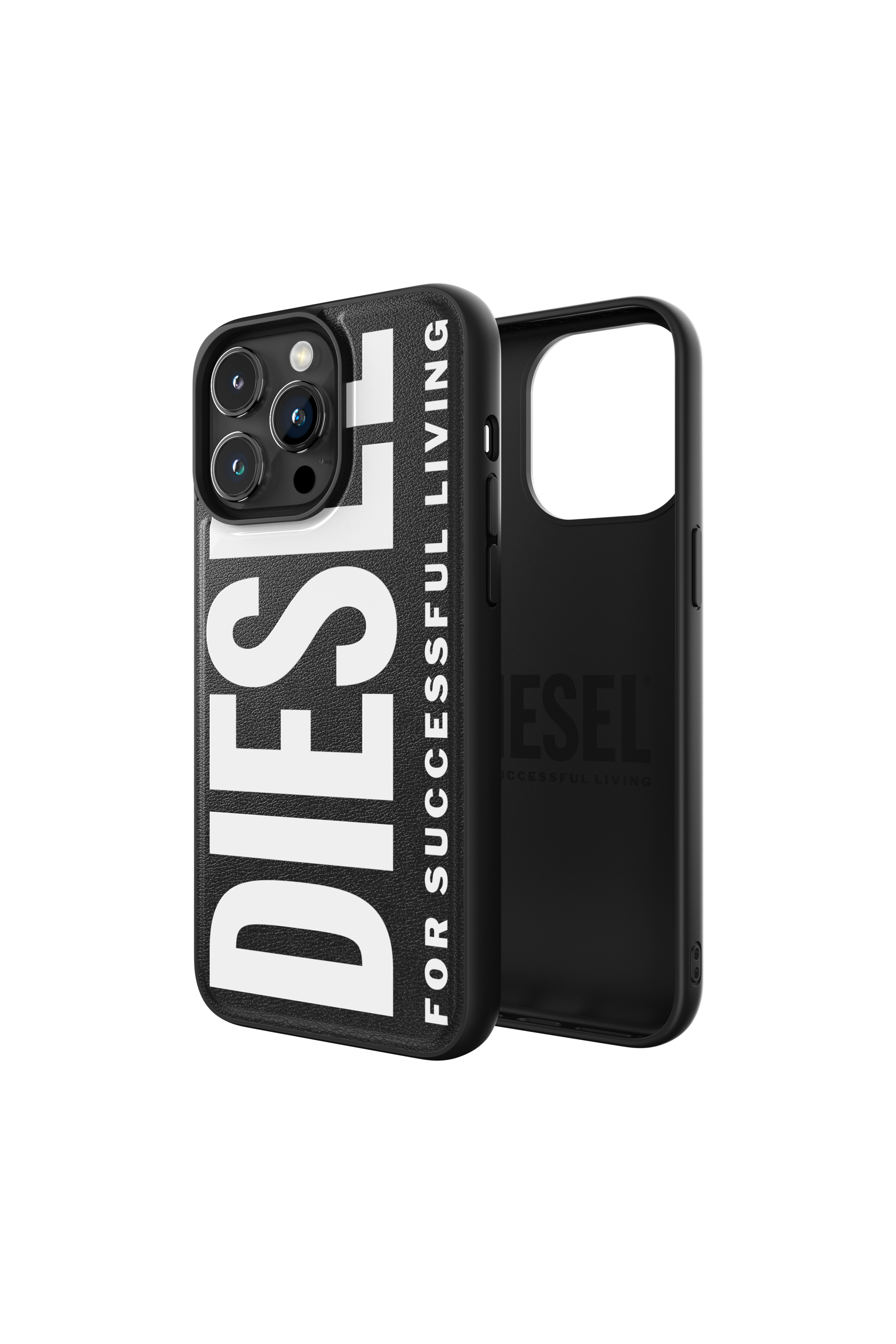 Diesel - 54168 MOULDED CASE, Cover sagomata iP15 Pro Max Unisex in Nero - 1