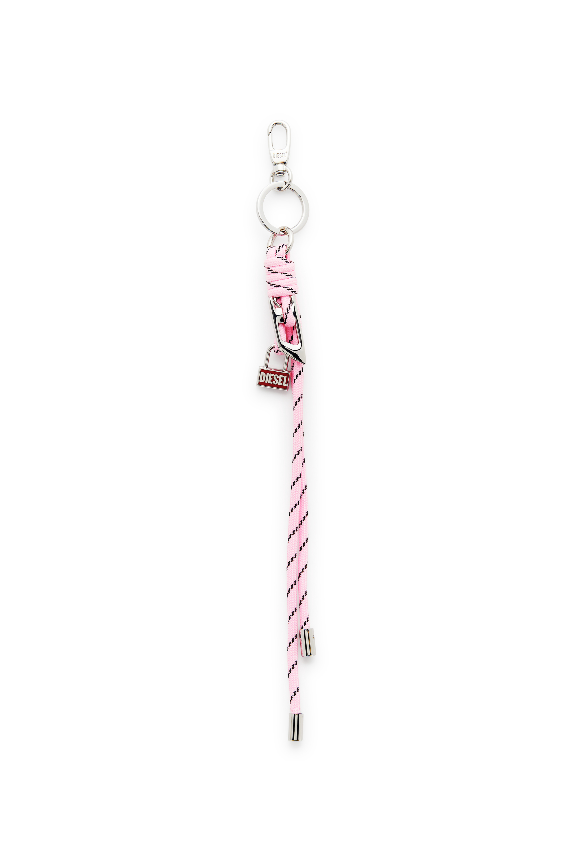 Diesel - ROPE II, Charm in metallo e denim con pendente Diesel Unisex in Rosa - 1
