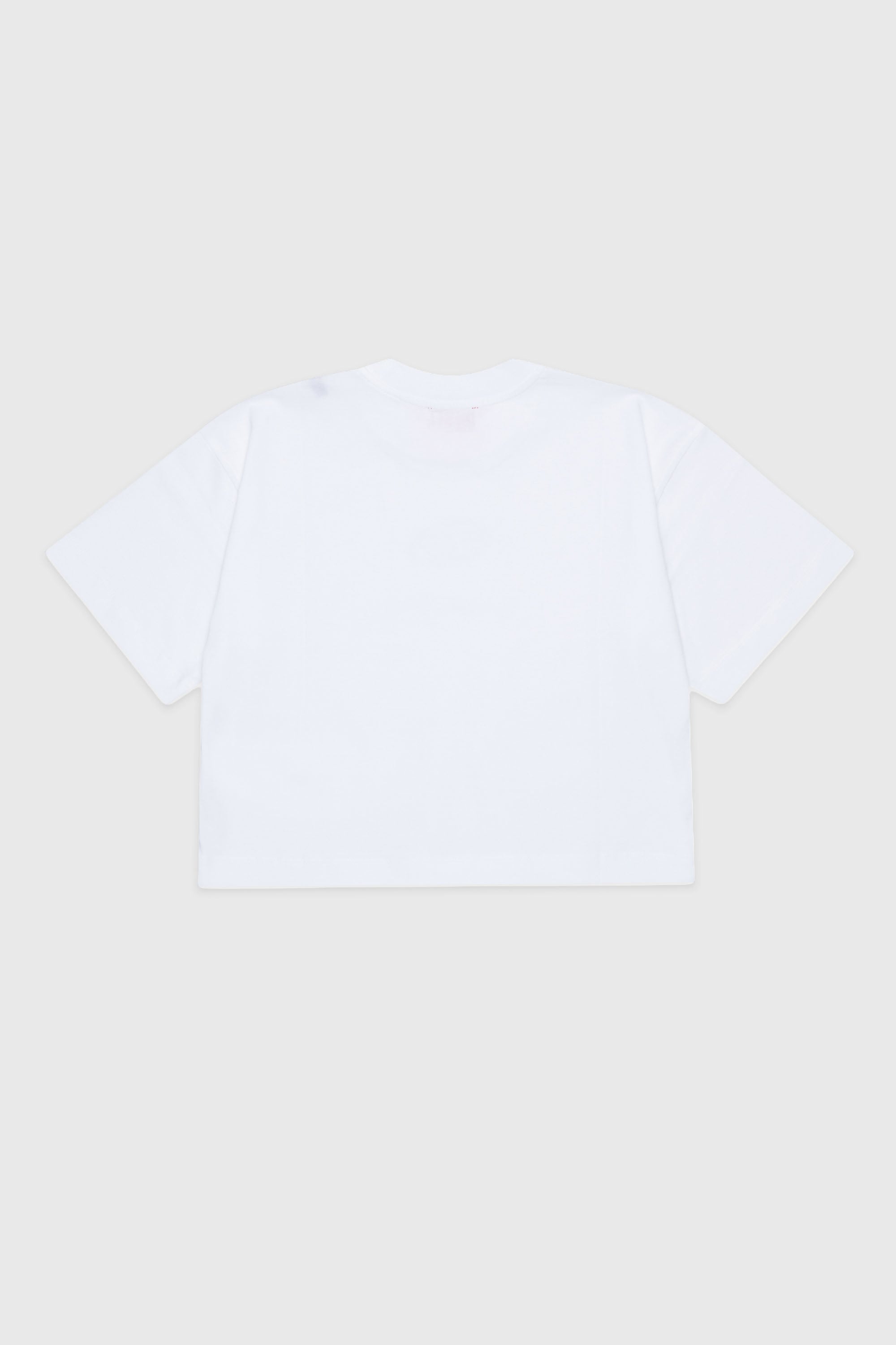 Diesel - TLIXIN, Woman's Cropped T-shirt with Oval D logo in White - 2
