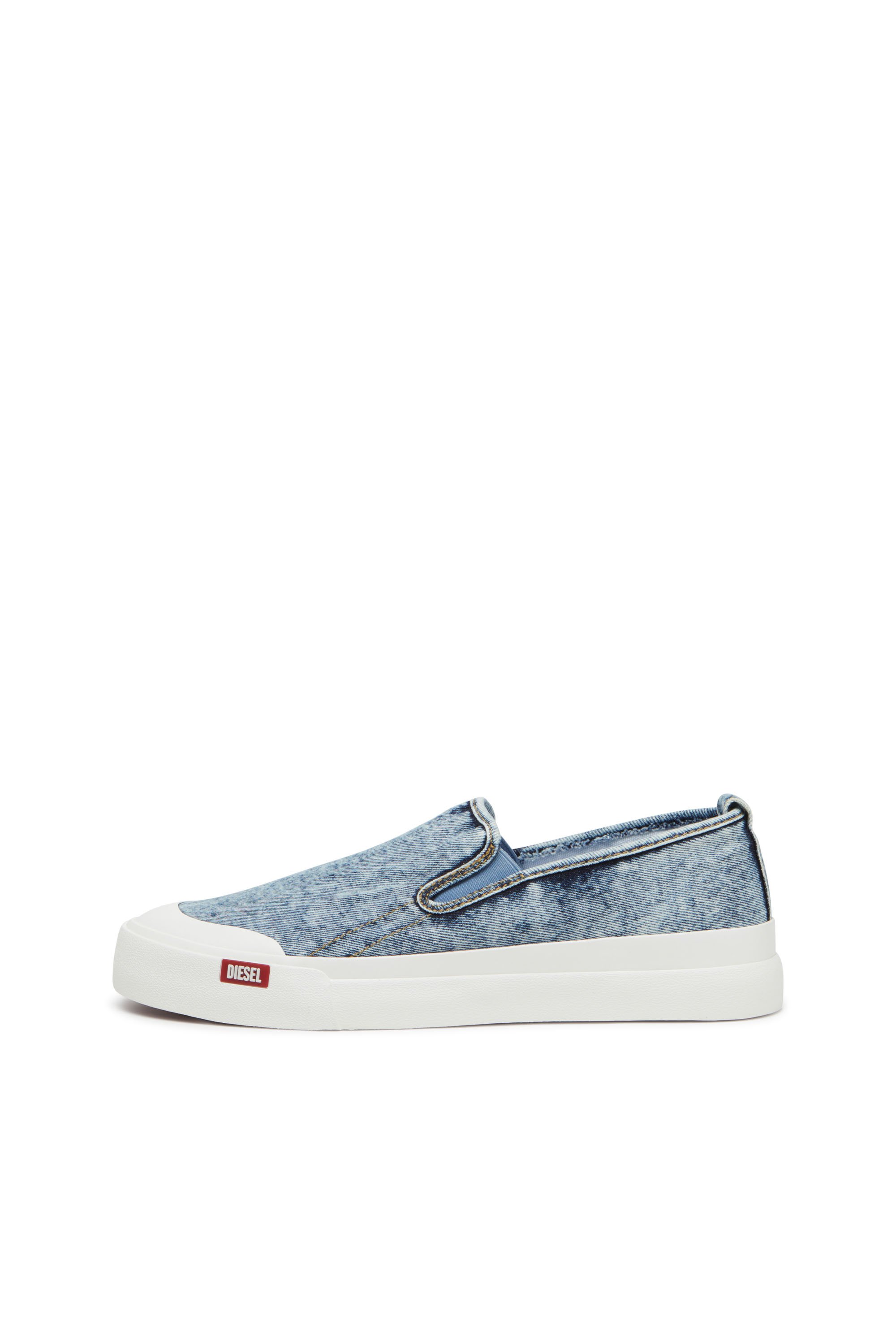 Diesel - S-ATHOS NMD SO, S-Athos-Sneaker slip-on in denim Uomo in Blu - 7