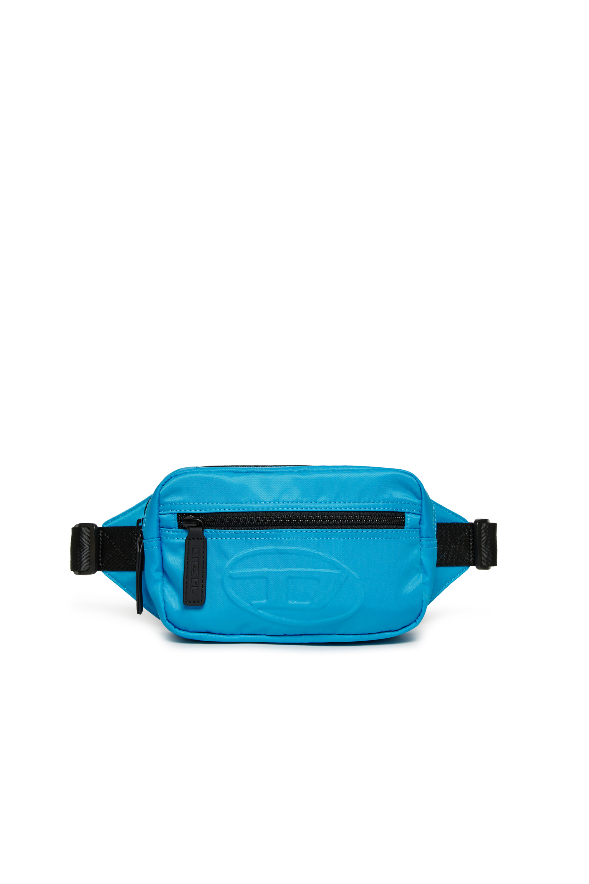 Diesel - WDEMBOSSED, Marsupio in nylon con logo in rilievo Unisex in Blu - 1