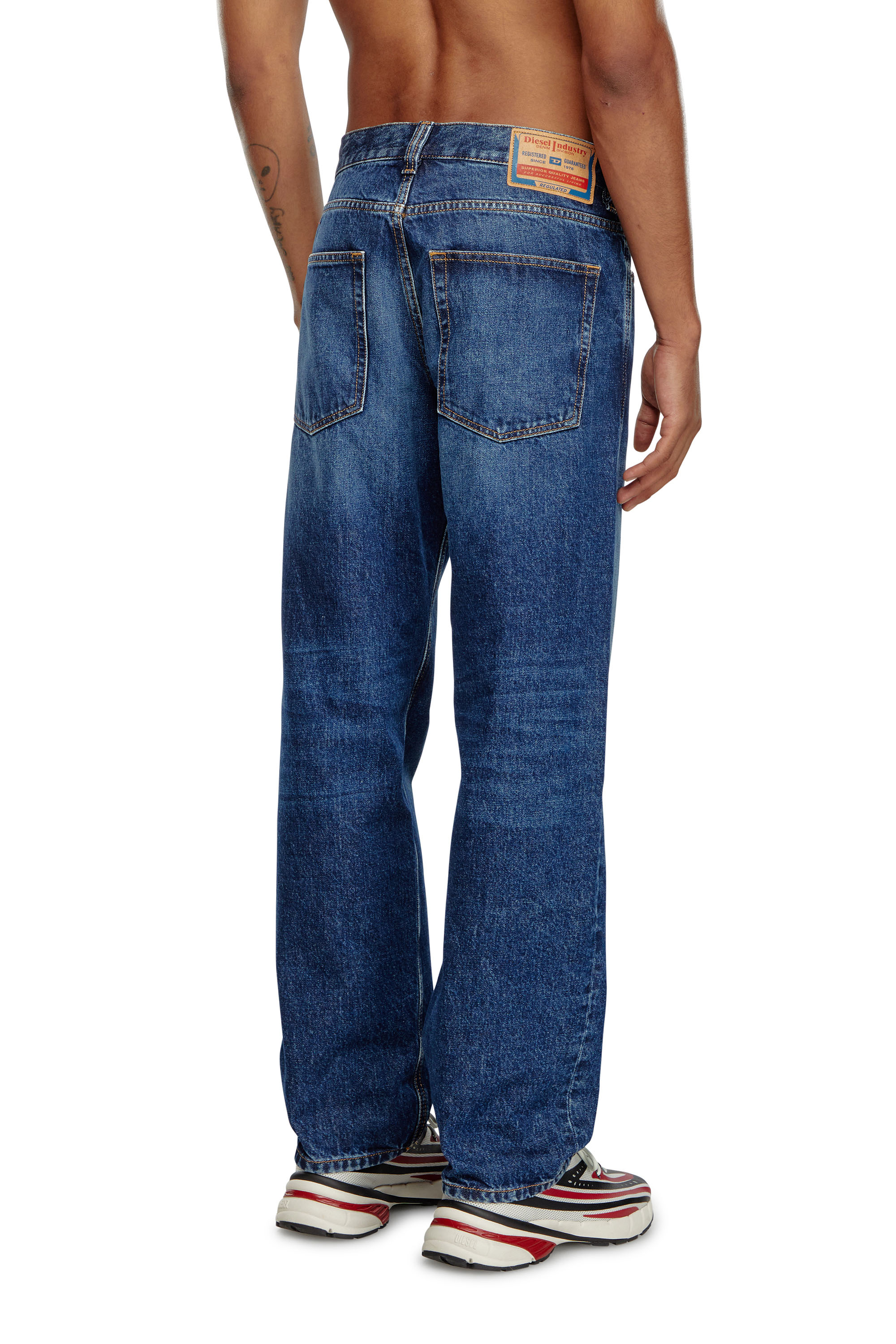 Diesel - Regular Jeans 2010 D-Macs 09I27 Uomo, Blu Scuro - Image 3