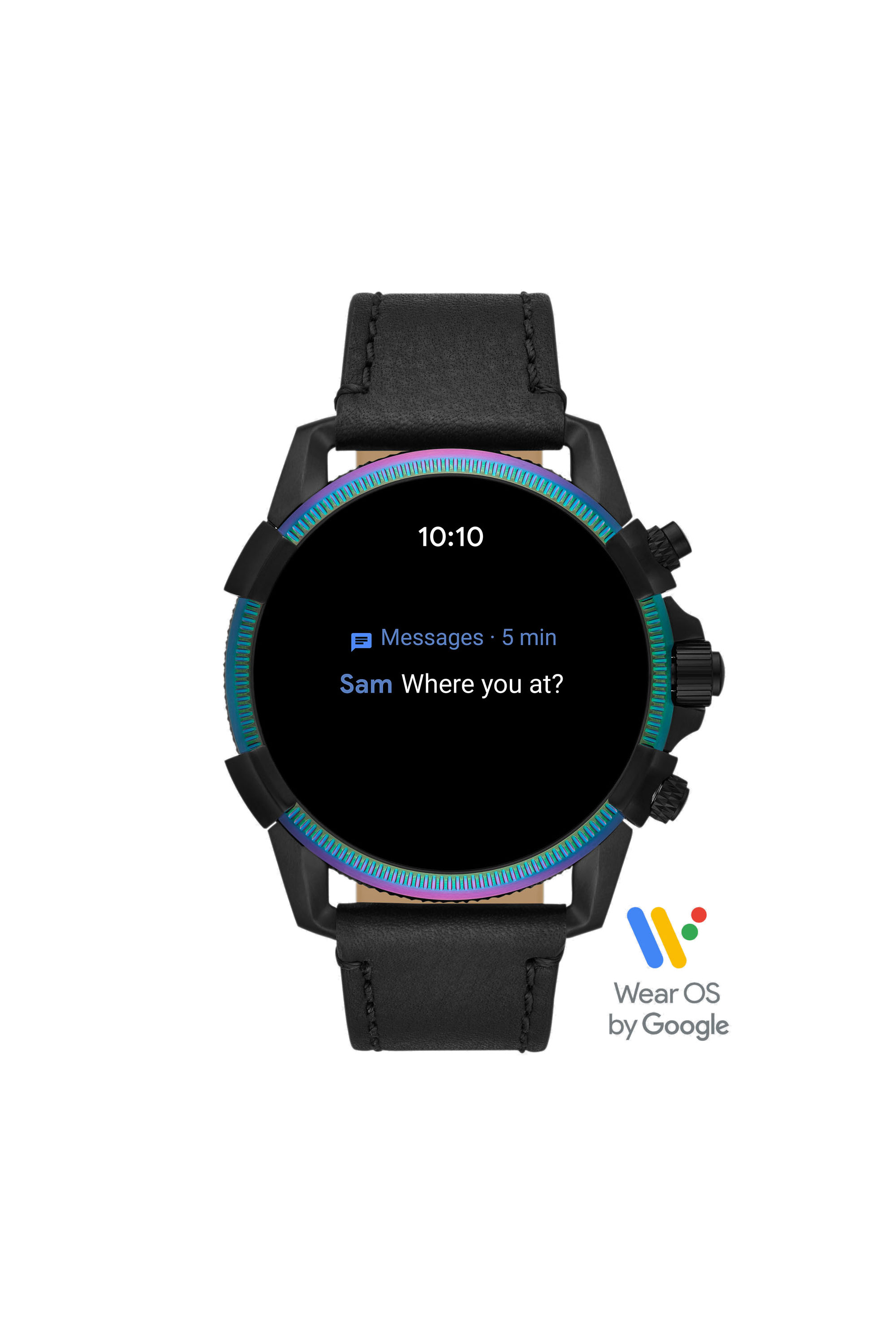 Diesel - DT2013, Smartwatch Full Guard 2.5 - Pelle nera Uomo in Nero - 5