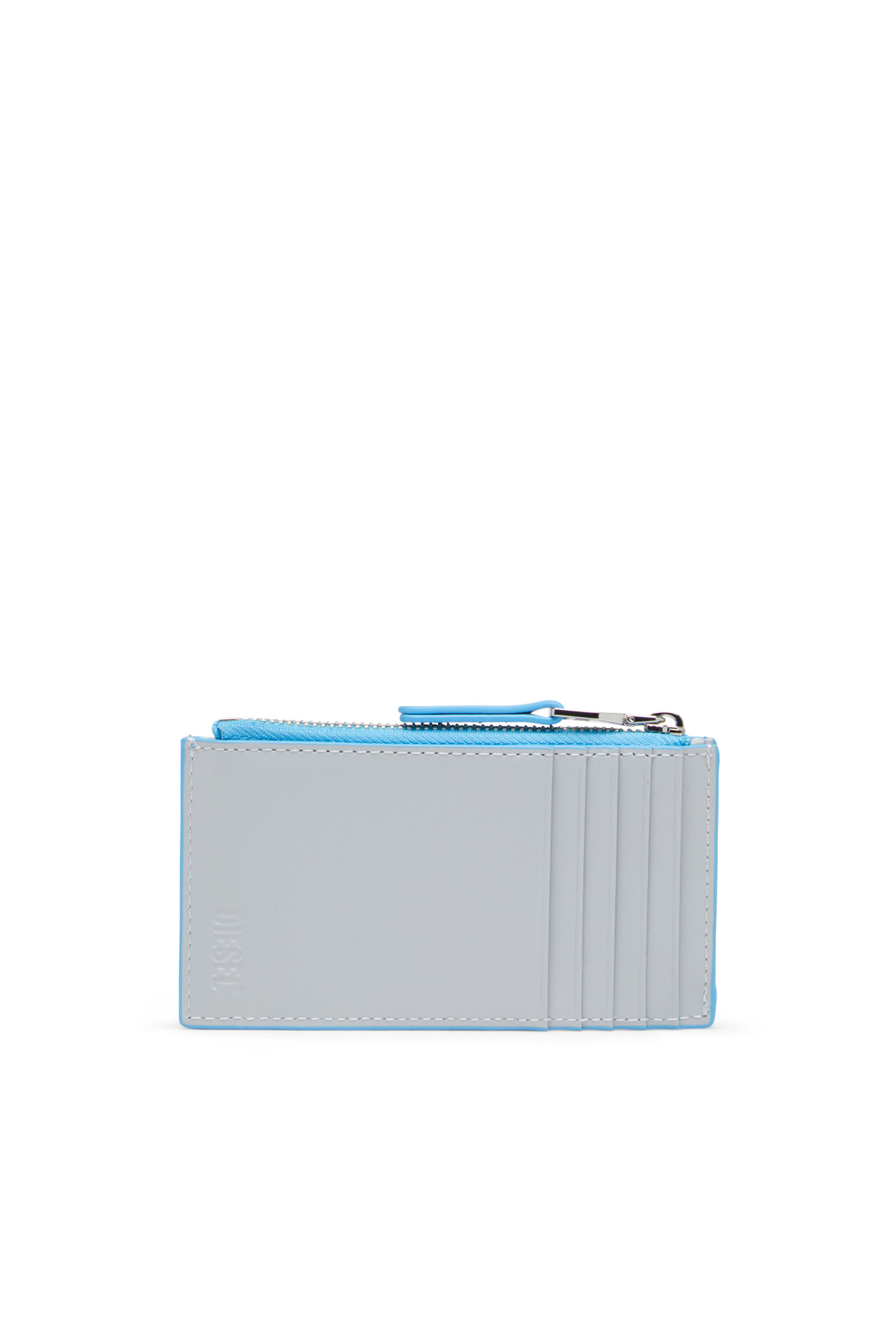 Diesel - PLAY CARD HOLDER III, Portacarte in PU lucido stampato Donna in Blu - 2