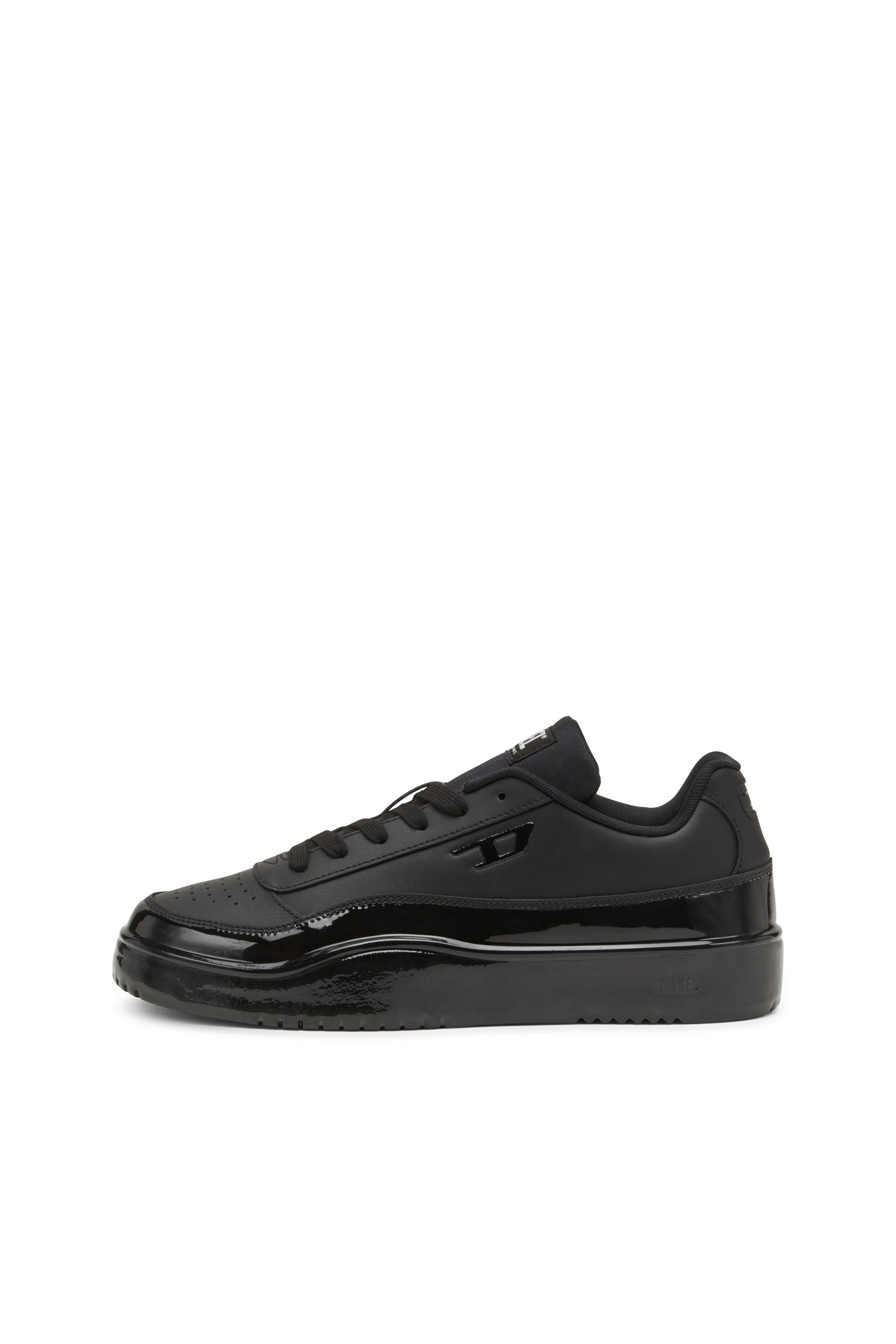 Diesel - S-TRACKER-D LOW, S-Tracker-D-Sneaker in pelle con strato in silicone Uomo in Nero - 7