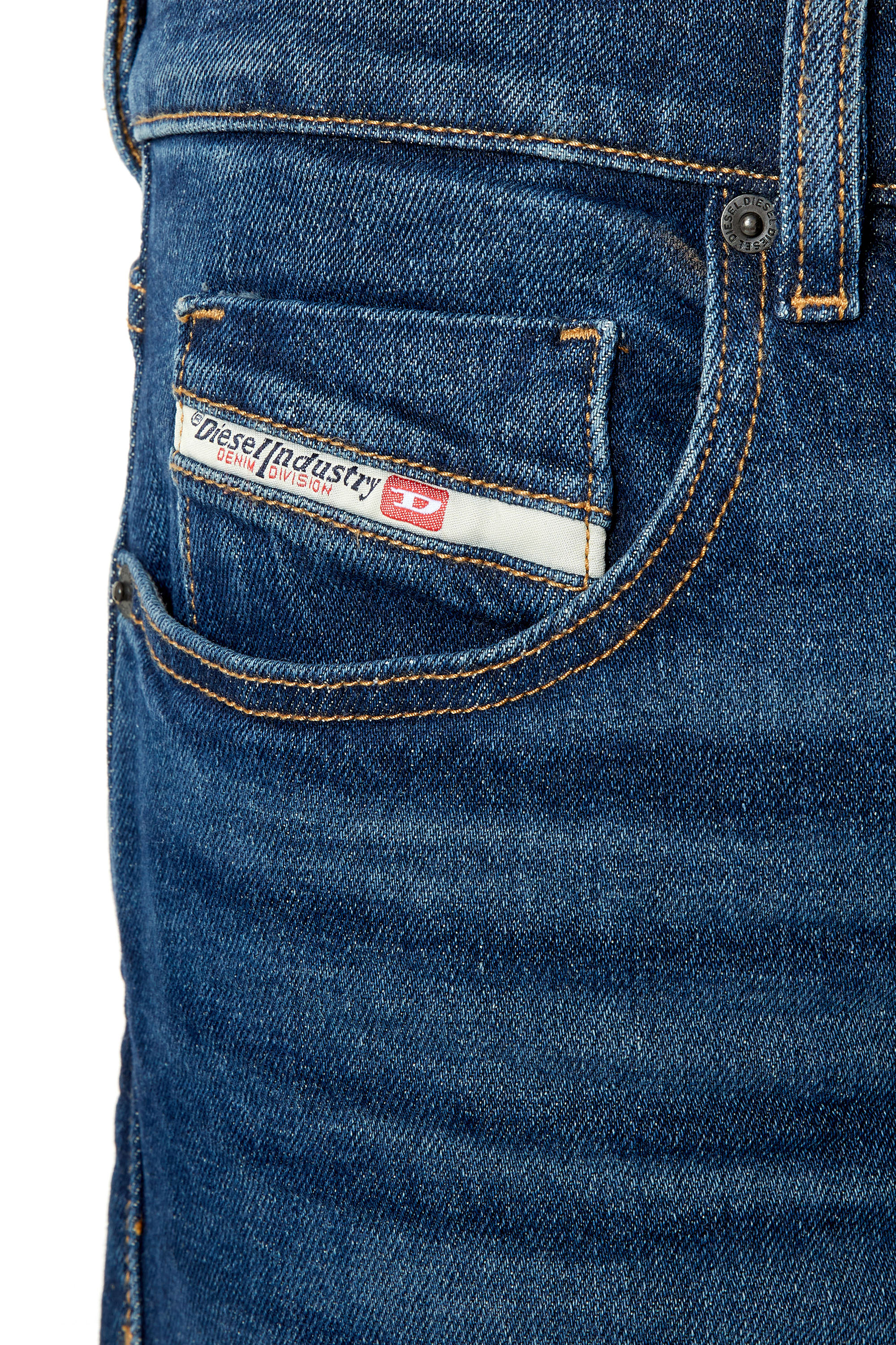 Diesel - 2019 D-STRUKT 0GYCS Slim Jeans, Blu Scuro - Image 4