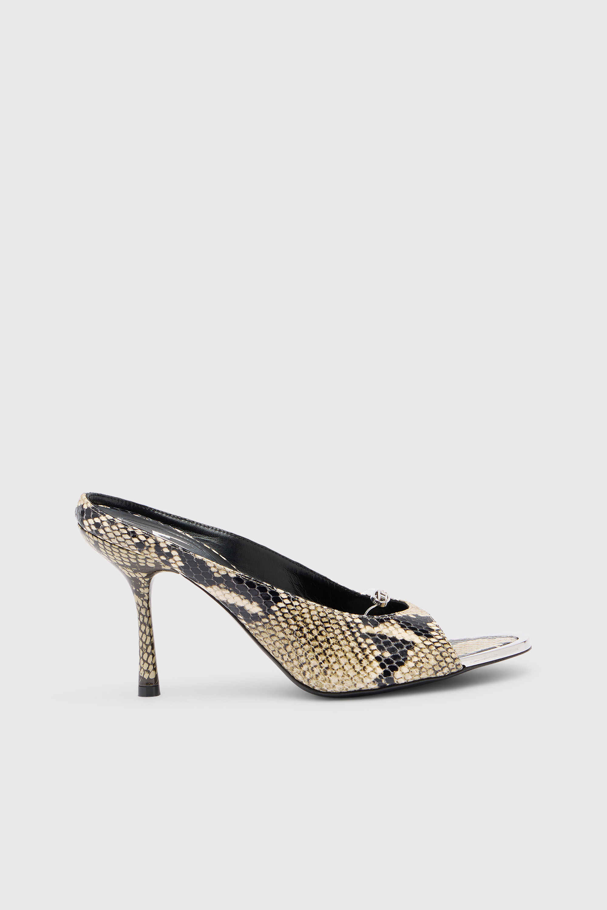 Diesel - D-DIAM'S SA 90, D-Diam's-Mule alte in pelle con Oval D galleggiante Donna in Multicolor - 1