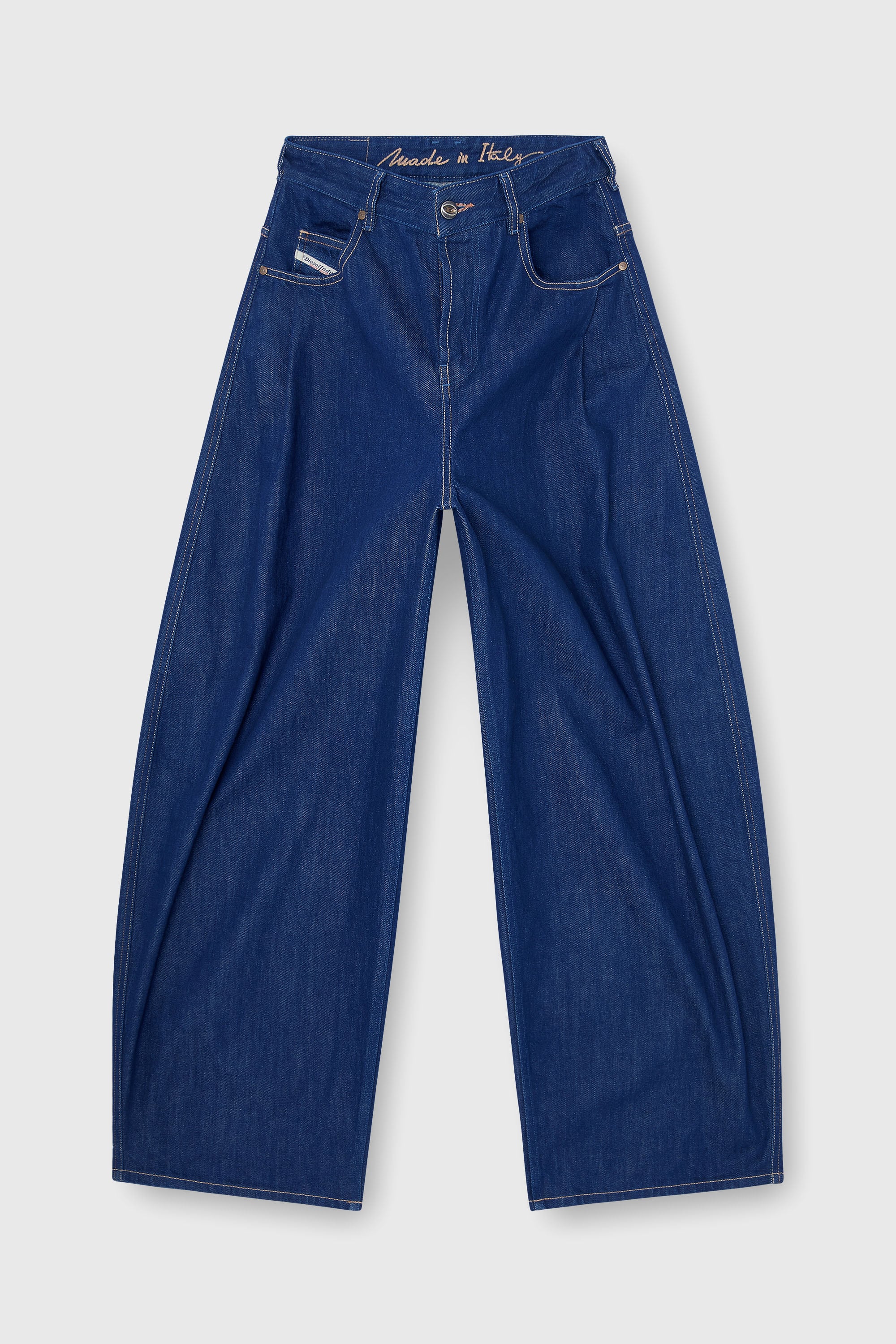 Diesel - Relaxed Jeans 1987 D-Khelz 09Q09 Donna, Blu Scuro - Image 2