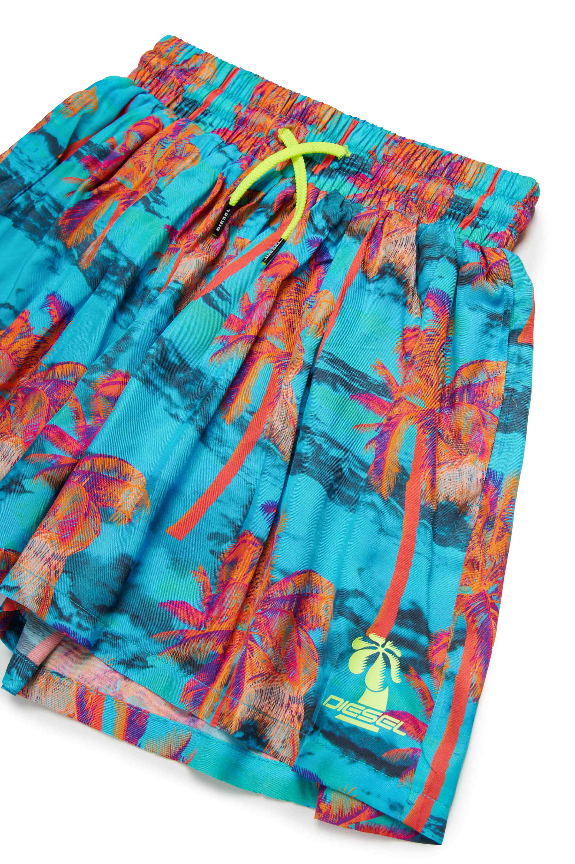 Diesel - MPARIA, Shorts con stampa di palme Donna in Multicolor - 3