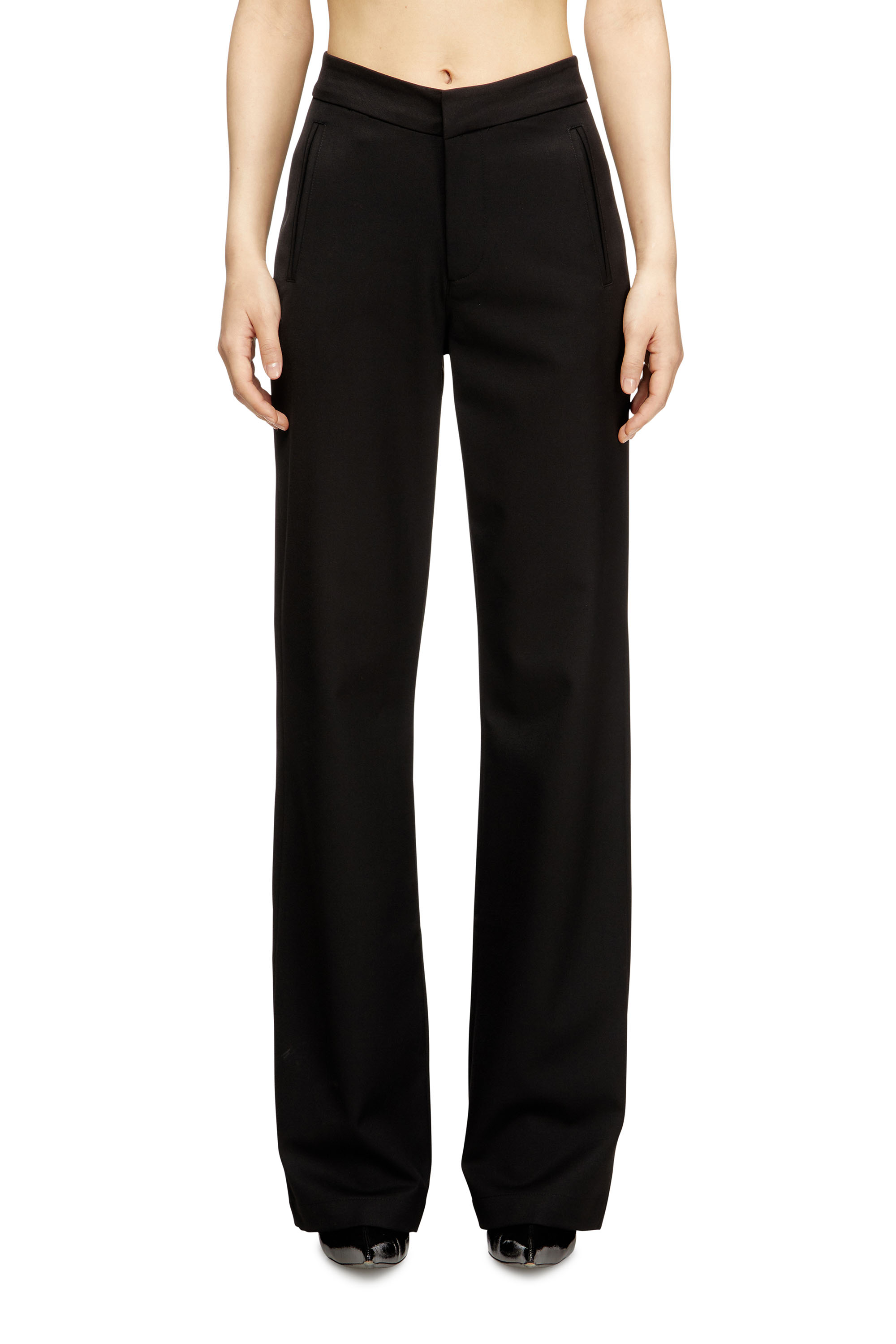 Diesel - P-ROMISE-S3, Pantaloni in fresco di lana Donna in ToBeDefined - 1