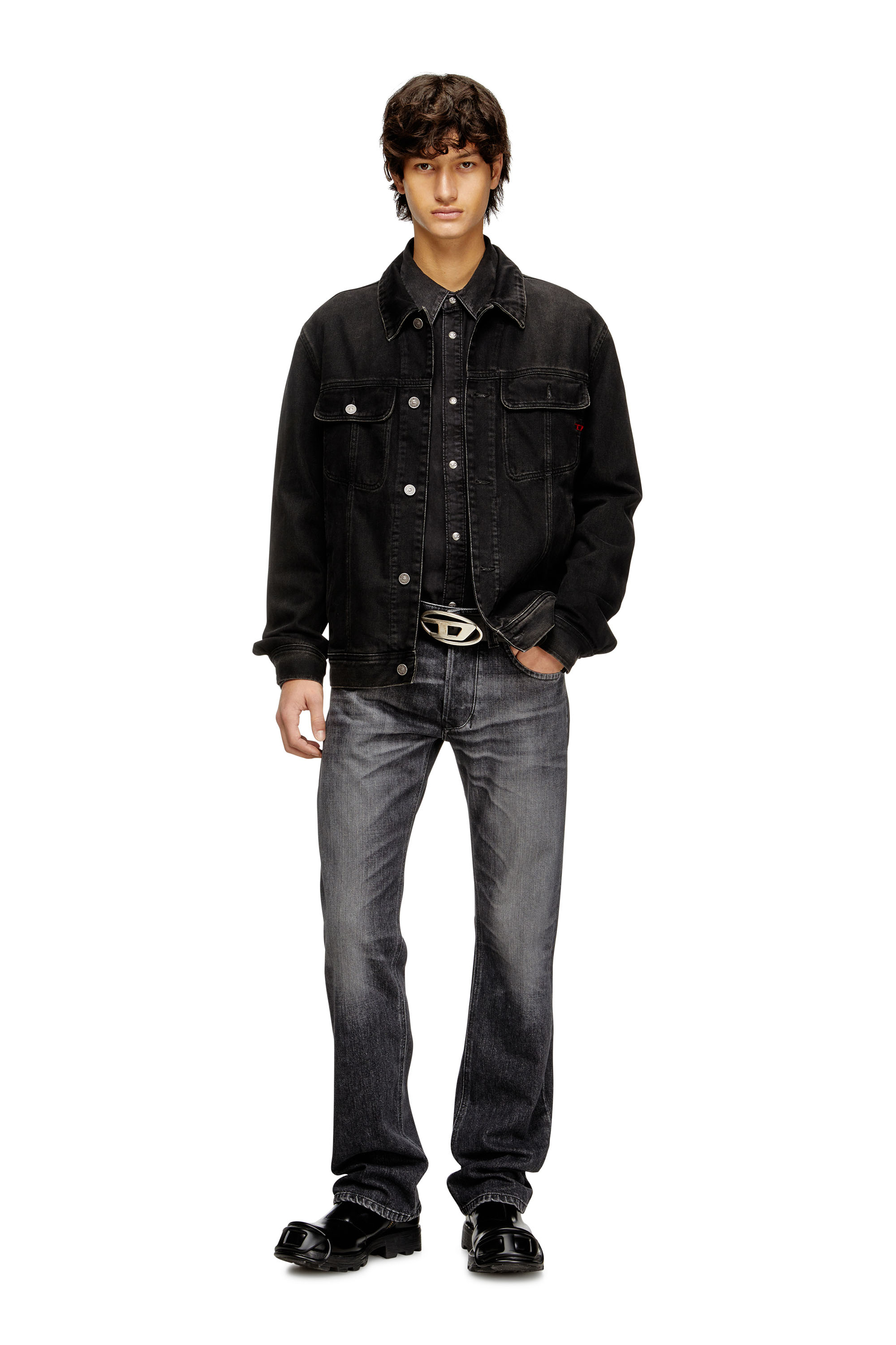 Diesel - Regular Jeans 1985 Larkee 09N49 Uomo, Grigio - Image 2