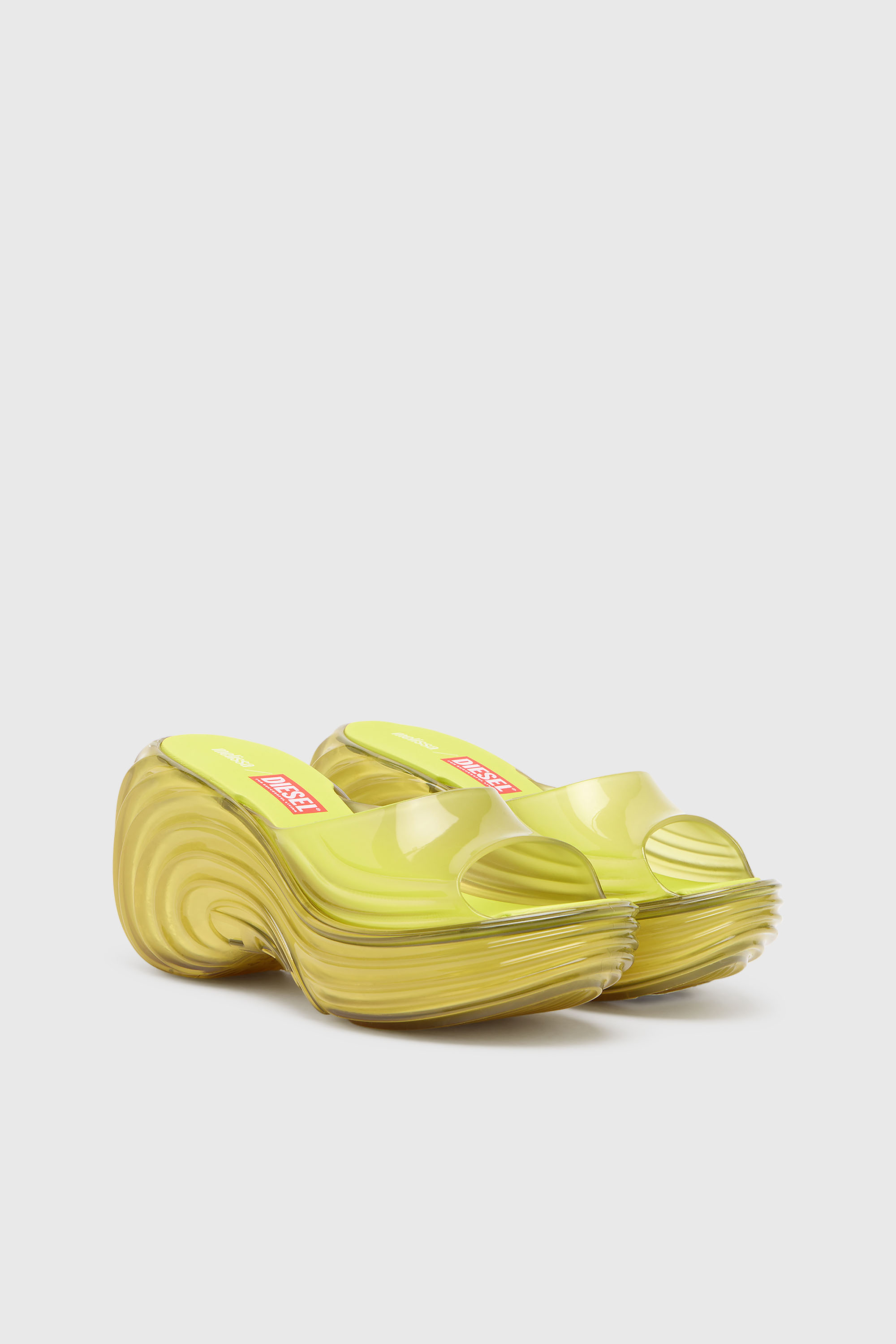 Diesel - MELISSA QUANTUM PLATFORM, Mule platform in Melflex&reg; Donna in Giallo - 2