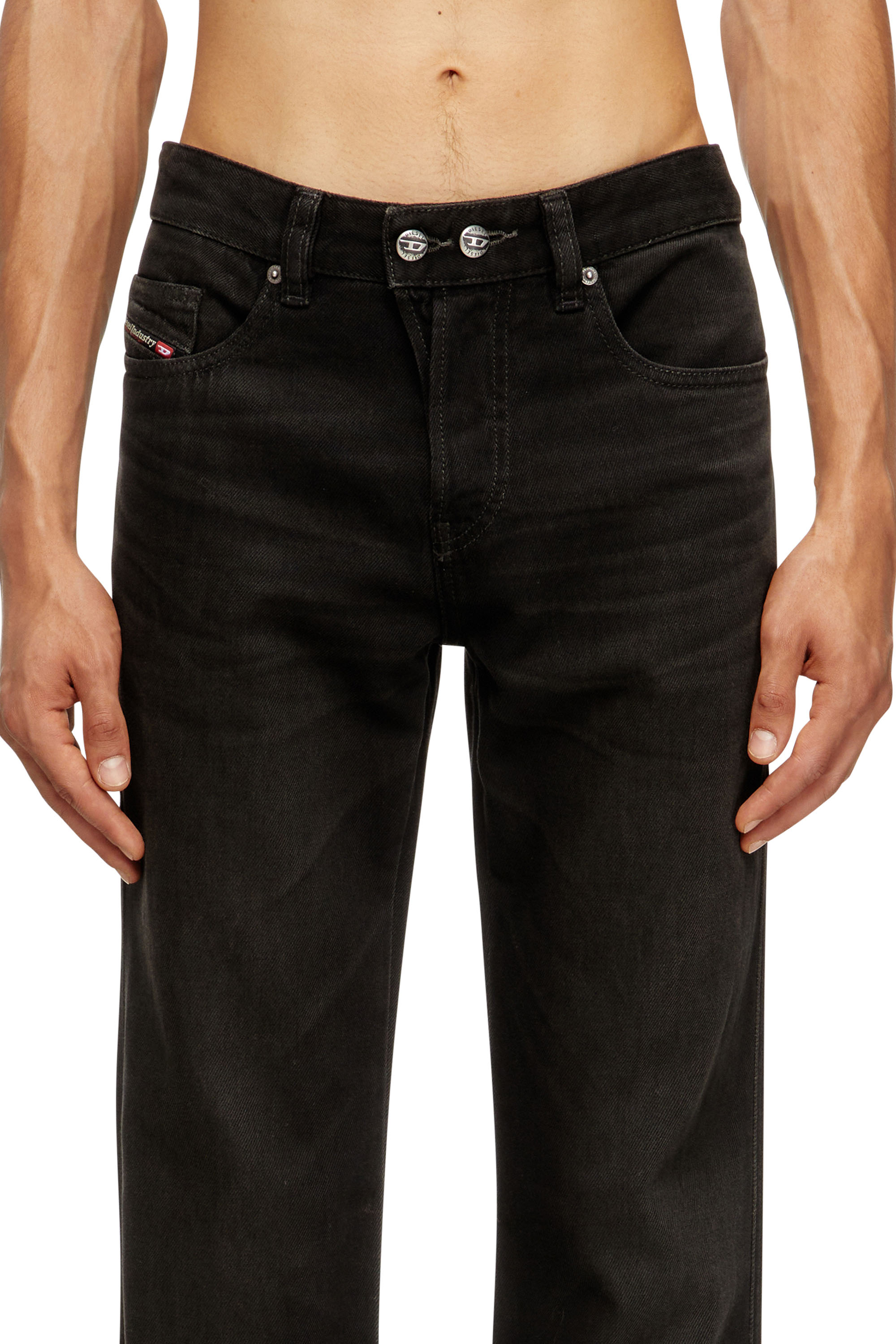 Bootcut Jeans 1998 D-Buck 09M20, Black/Dark grey Diesel - Man's Bootcut Jeans 1998 D-Buck 09M20, Black/Dark grey - 5