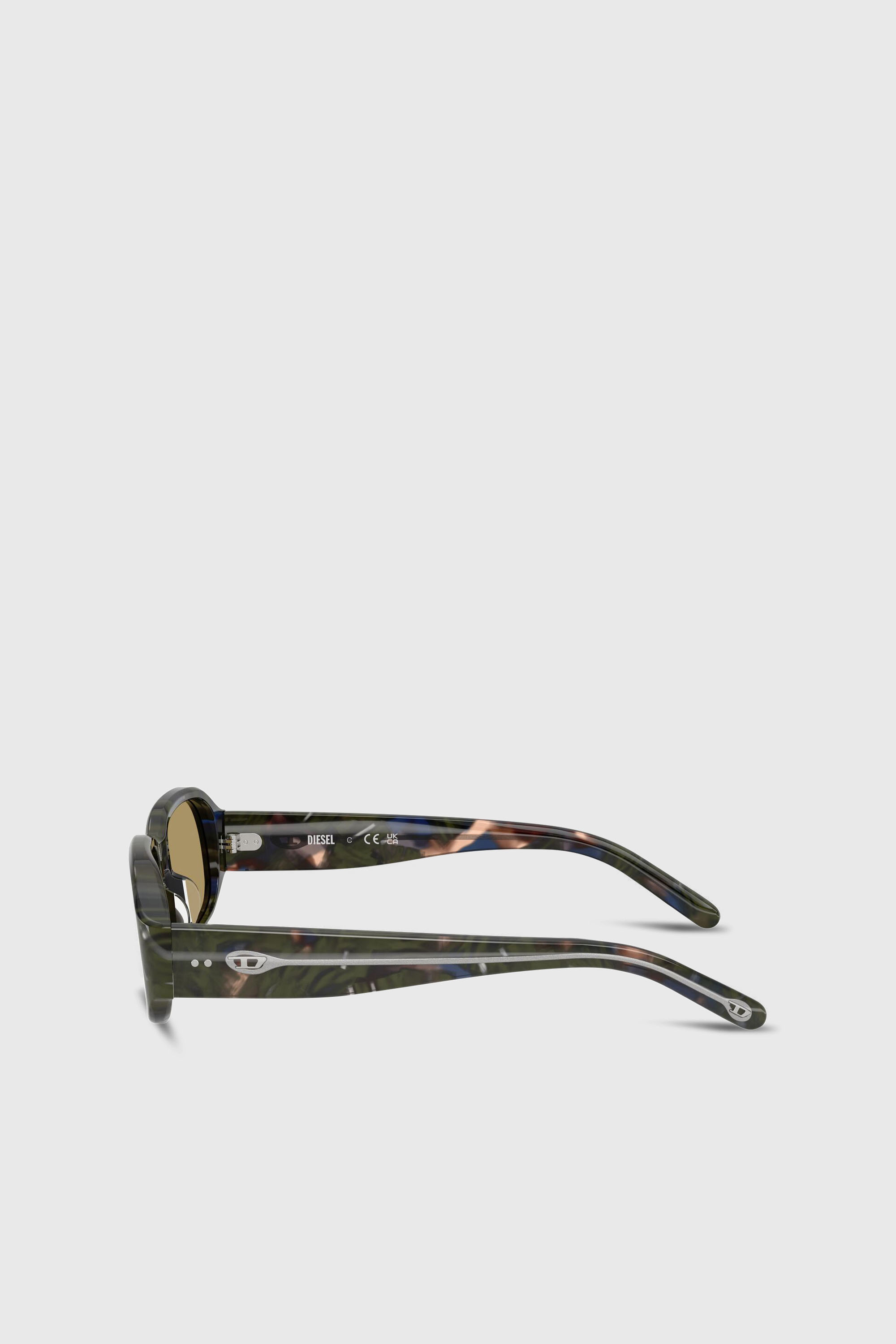 Diesel - 0DL2009U, Occhiali da sole rettangolari Unisex in Multicolor - 5