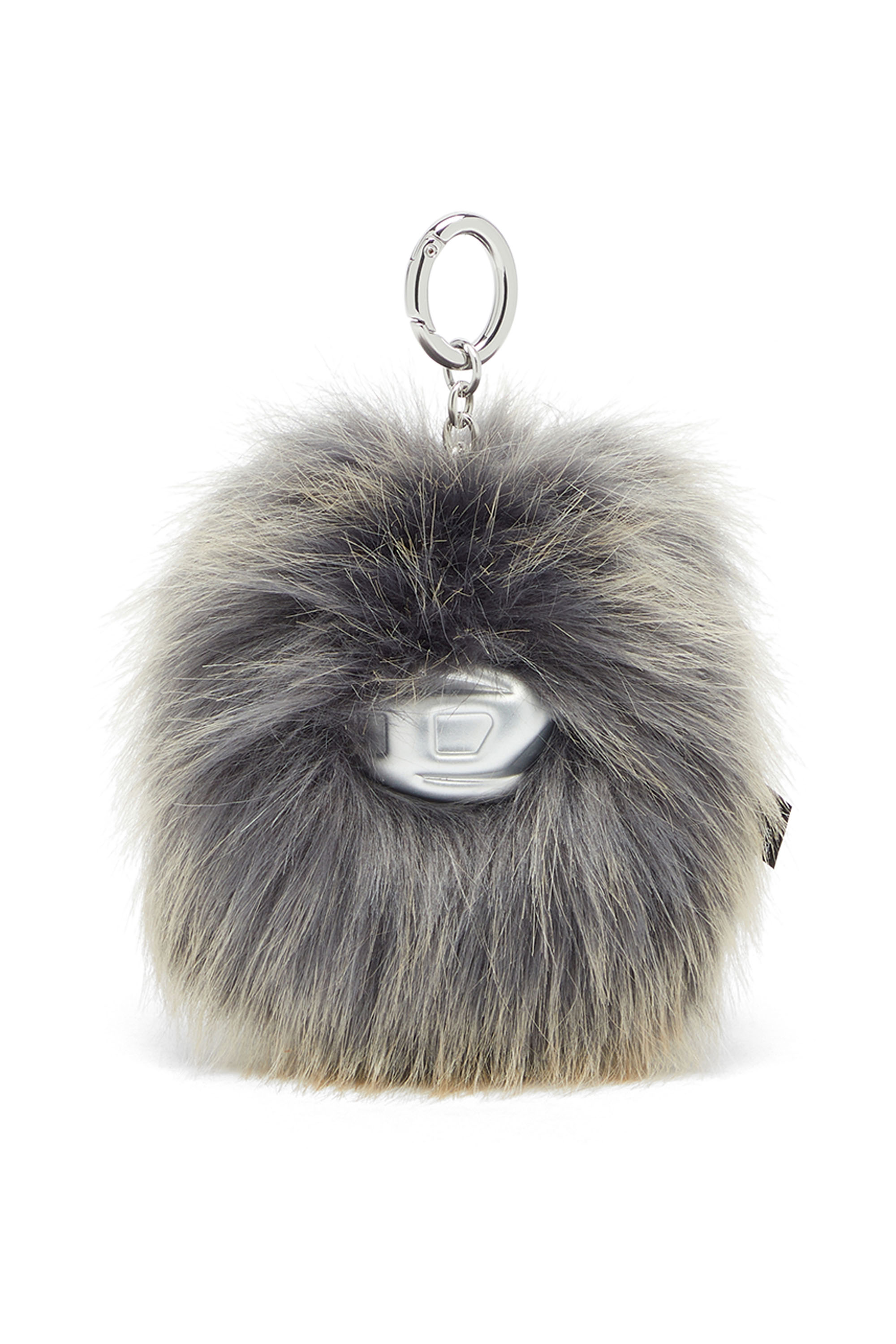 Diesel - MONSTER, Charm peloso con pendente Unisex in Grigio - 1