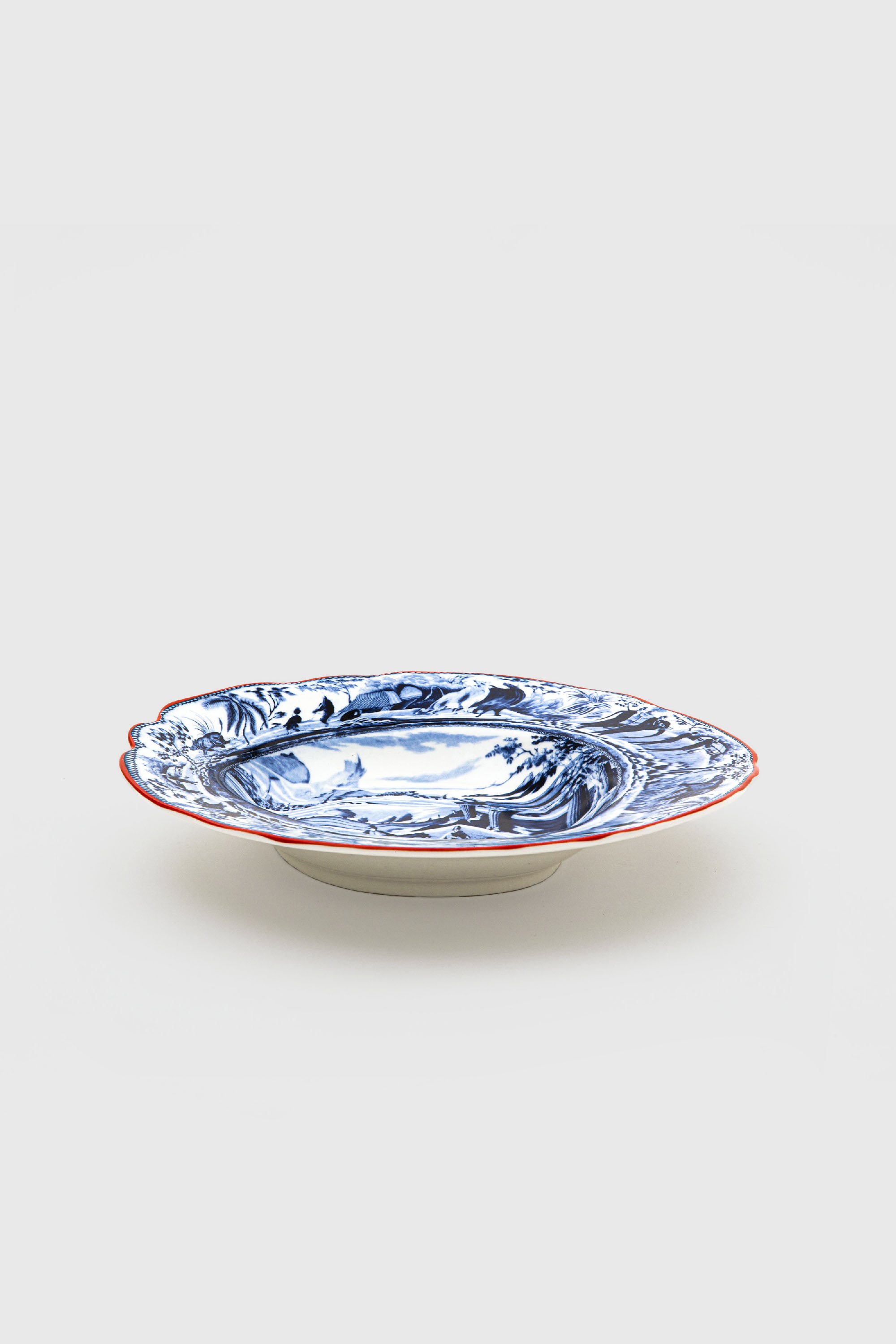 Diesel - 11220 SOUP PLATE IN PORCELAIN "CLASSIC O, Piatto fondo in porcellana Unisex in Multicolor - 3