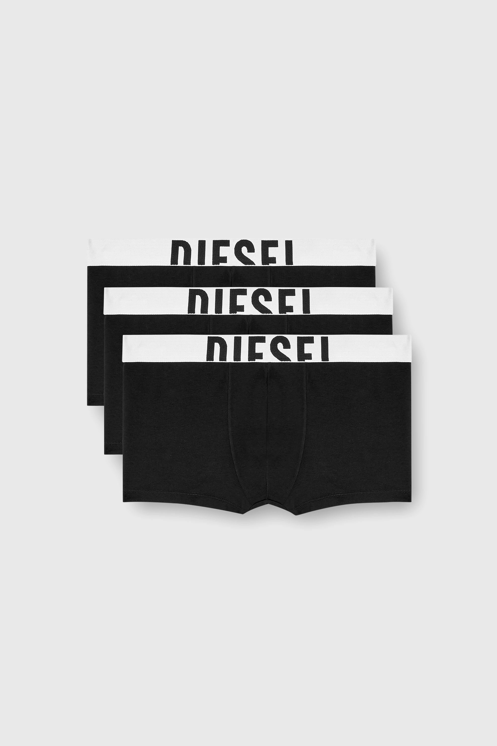 Diesel - DAMIEN-D-POP-3PACK-40, Set da tre boxer in cotone stretch Uomo in Nero - 1
