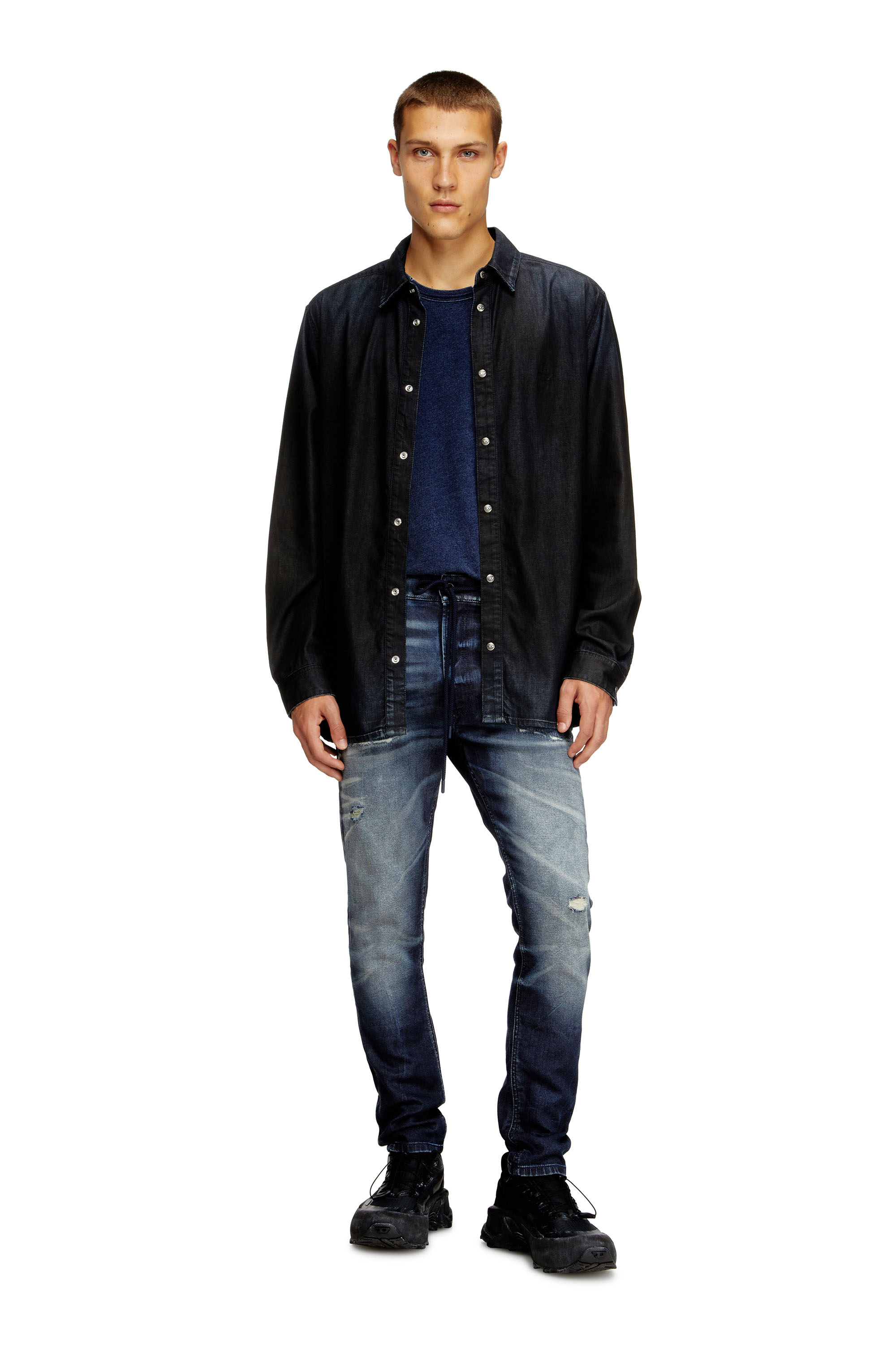 Regular 2032 D-Krooley Joggjeans® 068UD, Blu Scuro Diesel - Regular 2032 D-Krooley Joggjeans® 068UD Uomo, Blu Scuro - Image 1