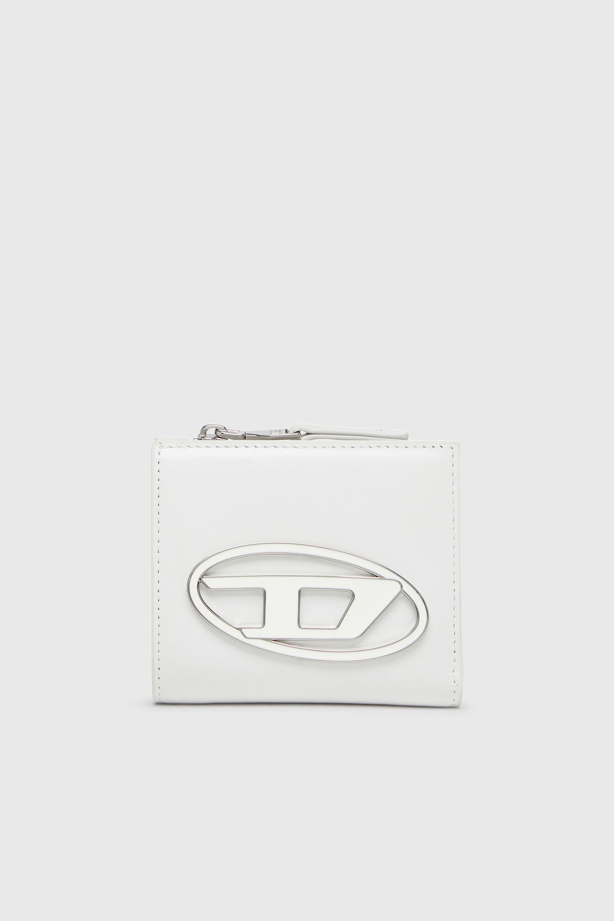 Diesel - 1DR BI FOLD ZIP L, Portafoglio a libro in pelle Donna in Bianco - 1