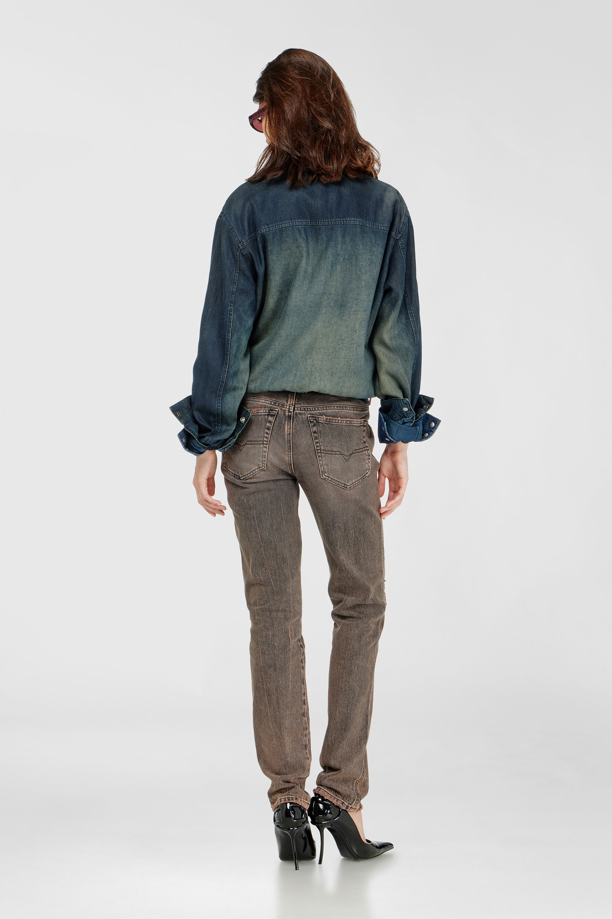 Diesel - Slim Jeans 1992 D-Jiann 09P45 Donna, Rosa - Image 3