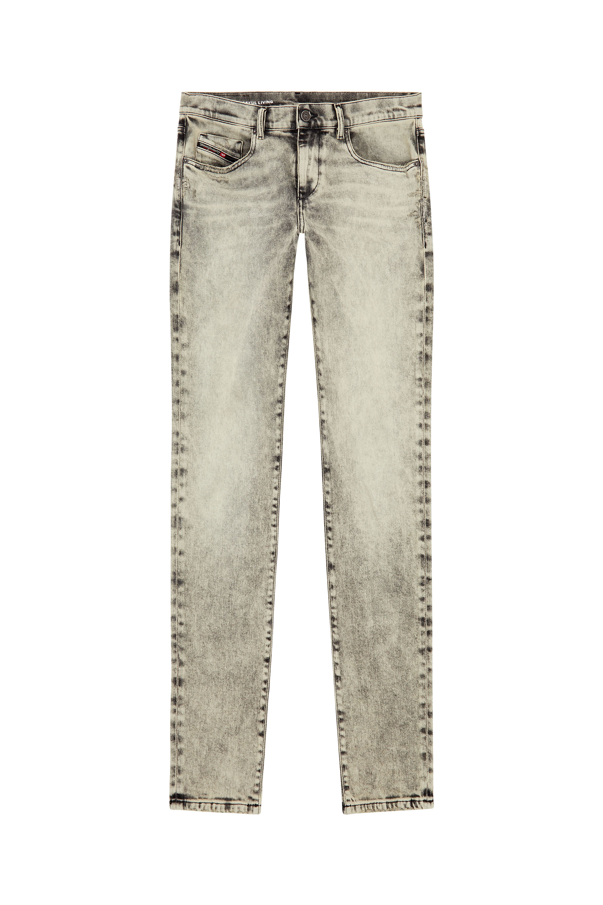 Diesel - Slim Jeans 2019 D-Strukt 09H56, Grigio - Image 5