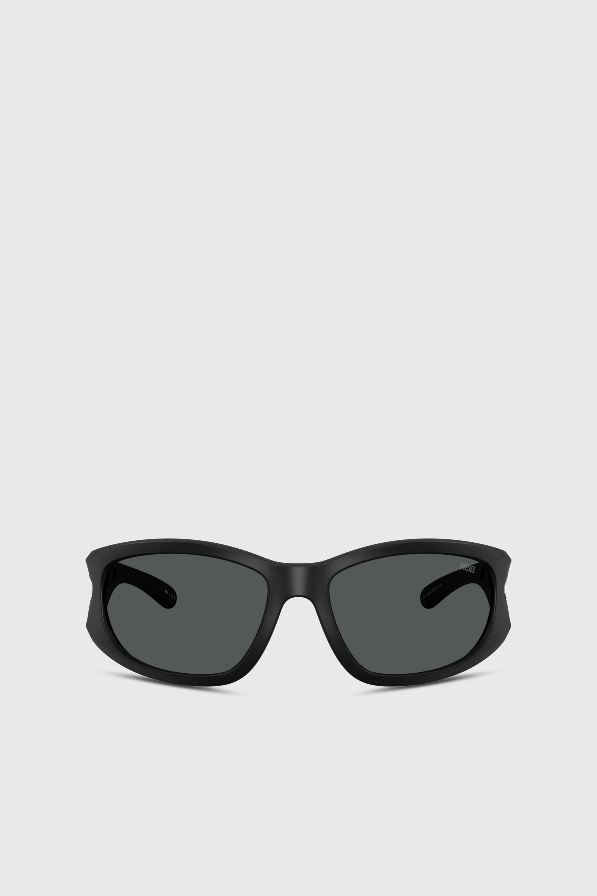 Diesel - 0DL3012U, Occhiali da sole rettangolari Unisex in Nero - 1