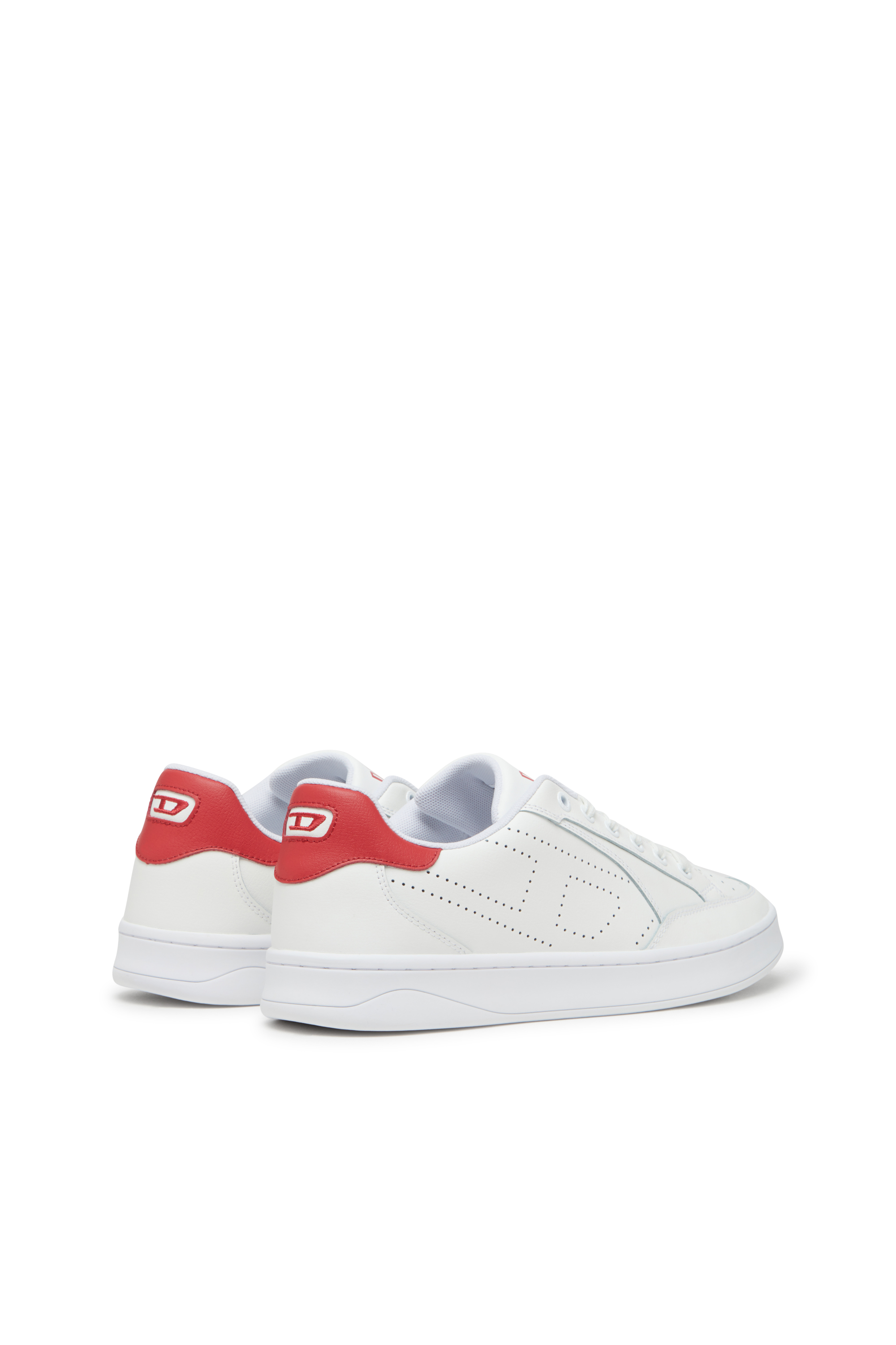 Diesel - S-DAKOTA LOW, Sneaker in pelle con logo perforato Uomo in Multicolor - 3