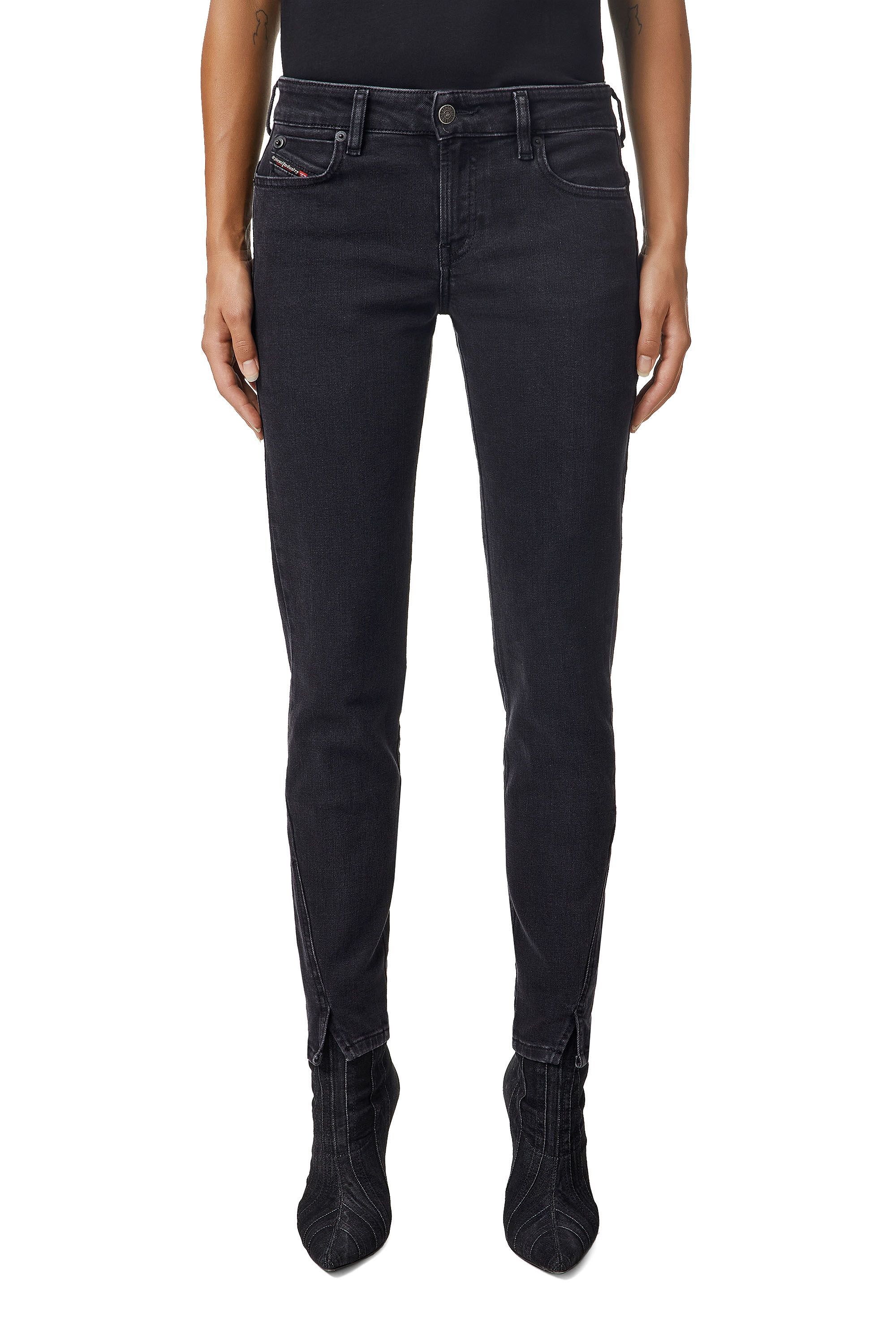D-Jevel 0870G, Nero/Grigio scuro - Jeans