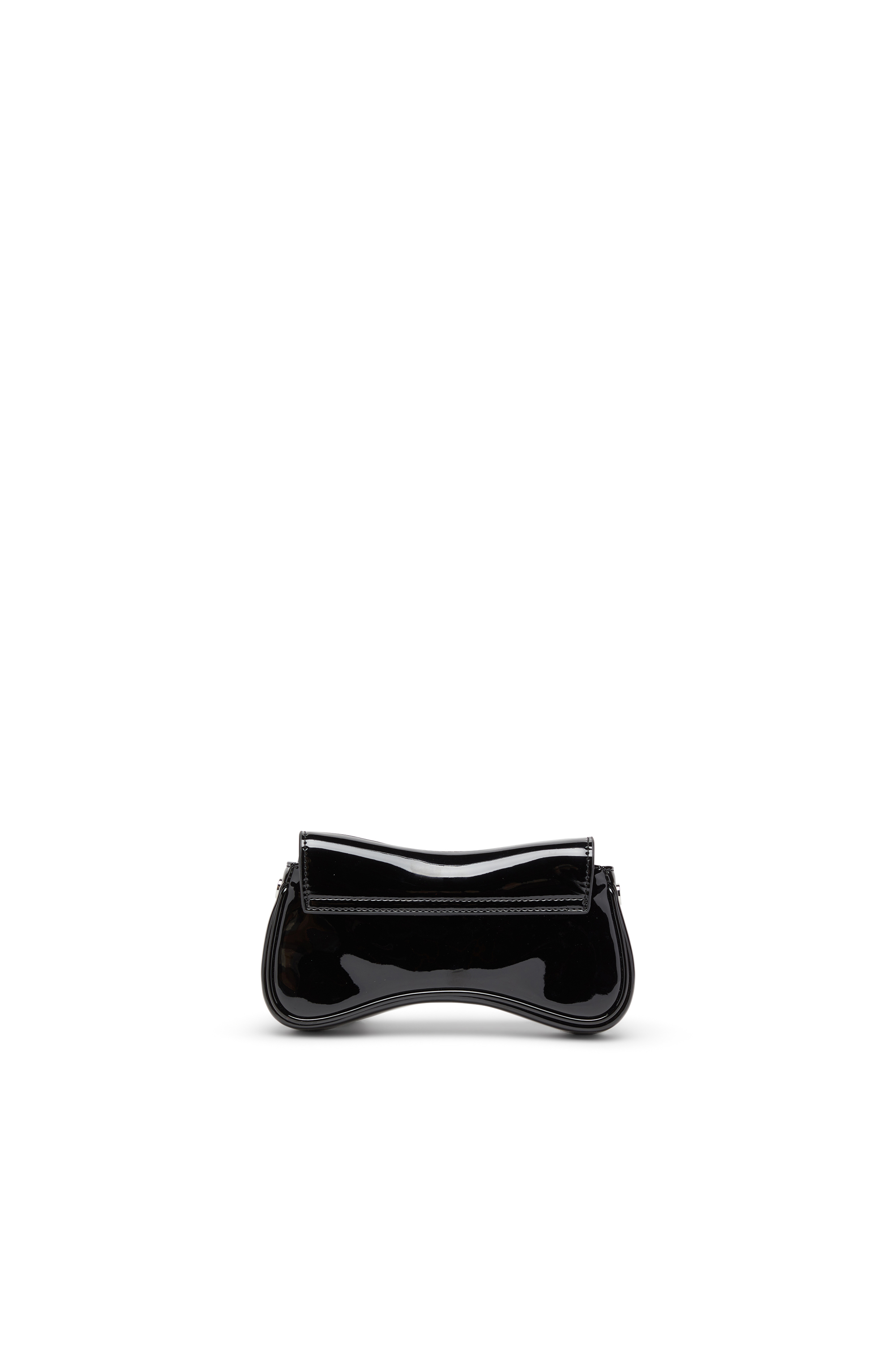 Diesel - PLAY CROSSBODY XS, Play-Crossbody piccola in PU lucido Donna in Nero - 2