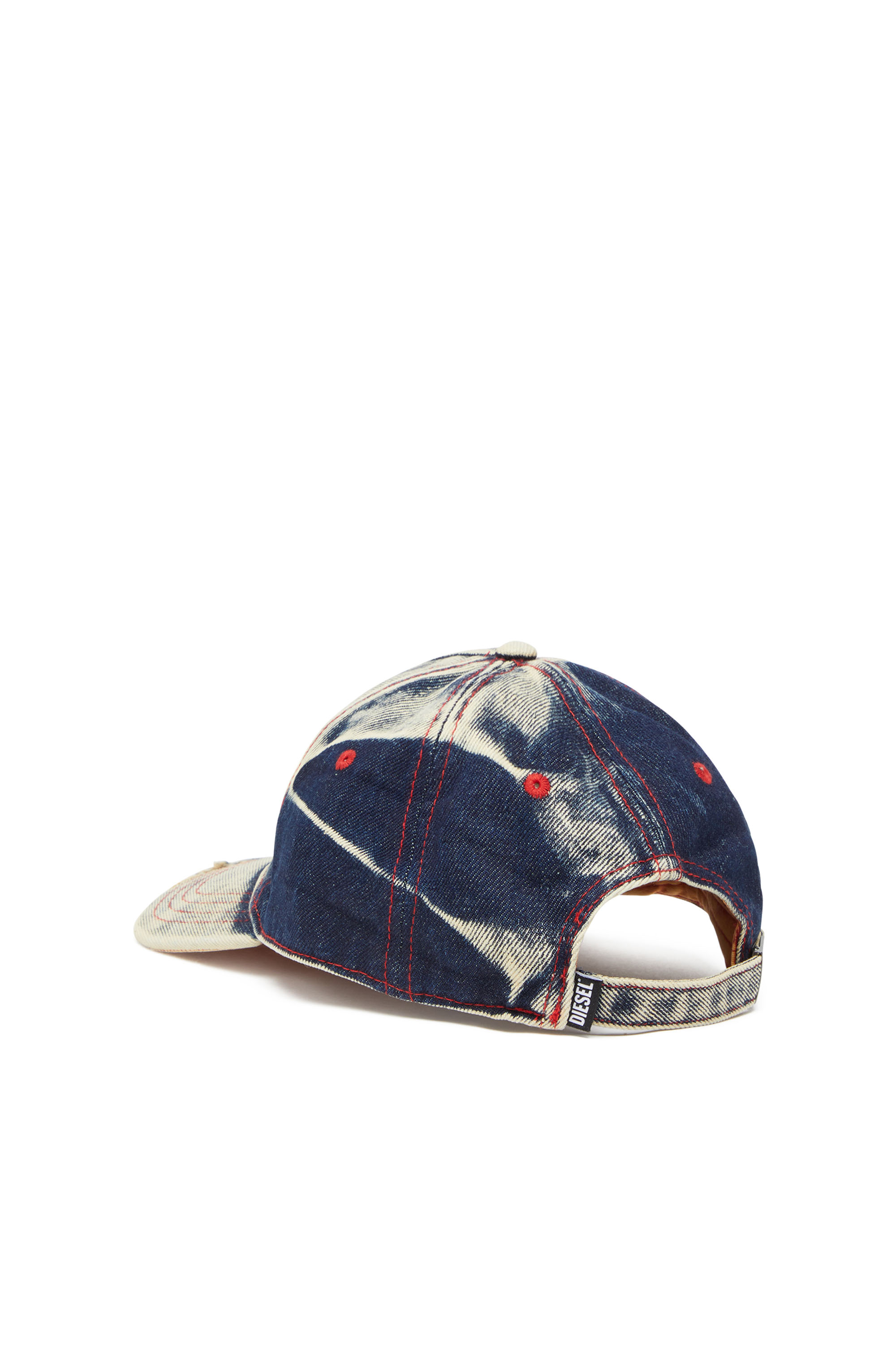 Diesel - C-SEYMON, Berretto da baseball in denim trattato Unisex in Multicolor - 3