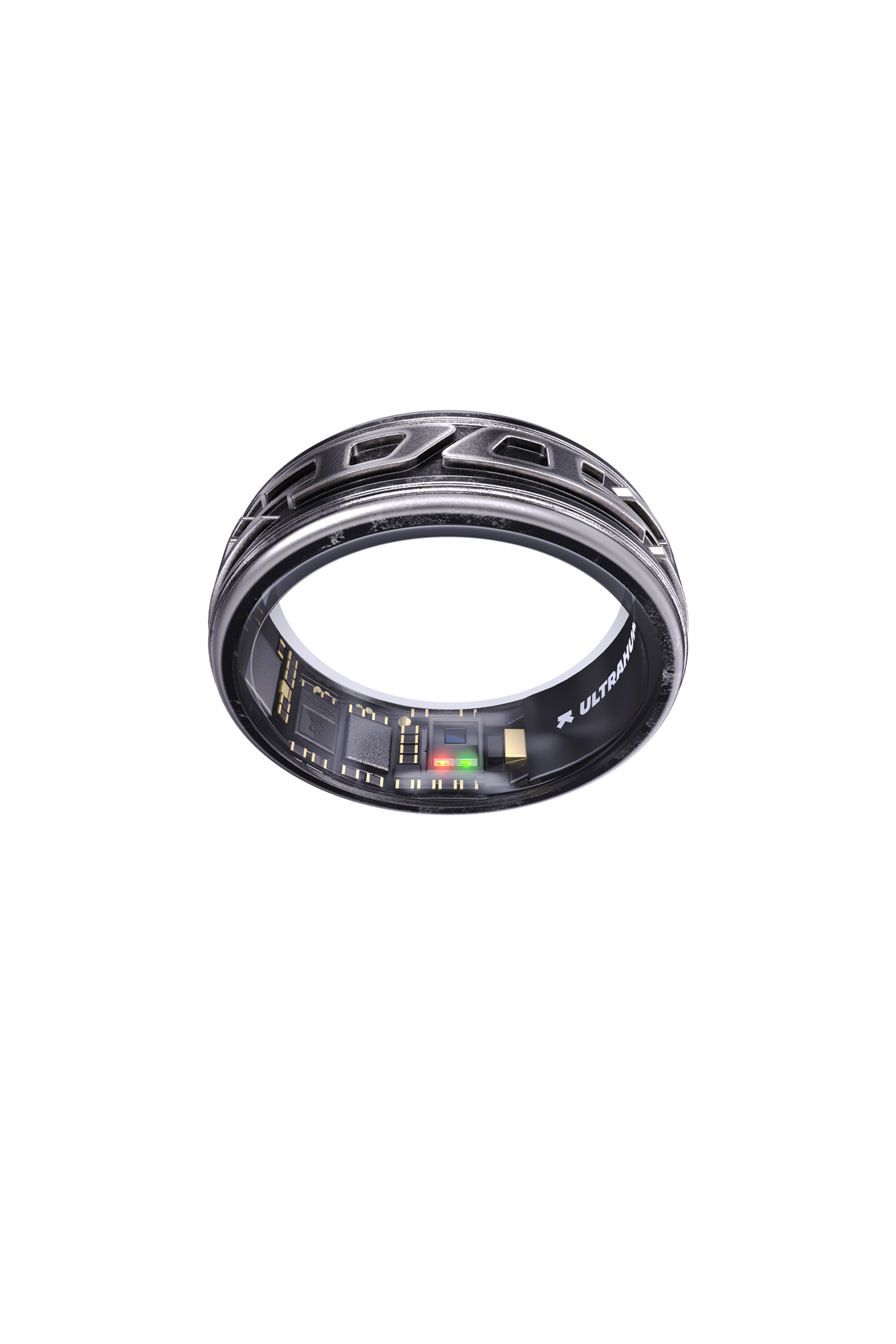 Diesel - SMART RING PHANTOM BLACK- UHRA-DD, Smart ring in nero effetto consumato Unisex in Nero - 1