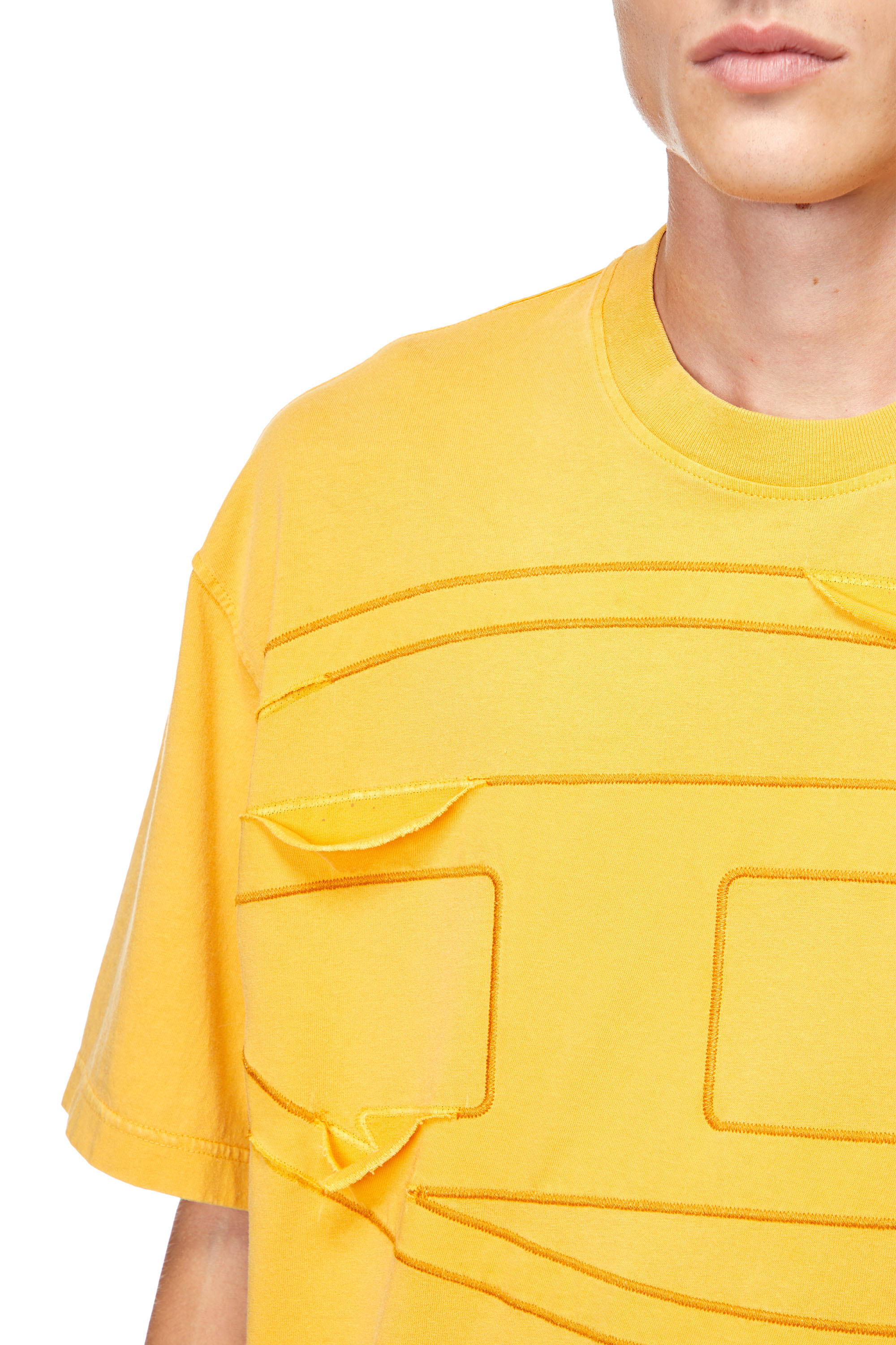 Diesel - T-WASH-PEELOVAL, Giallo - Image 5