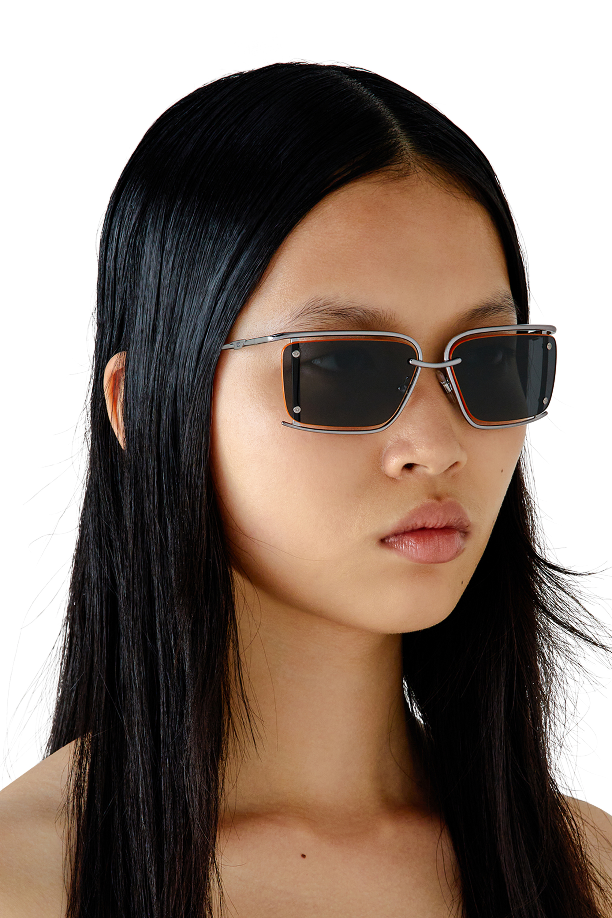 Diesel - 0DL1002, Unisex's Rectangle sunglasses in Black - 6