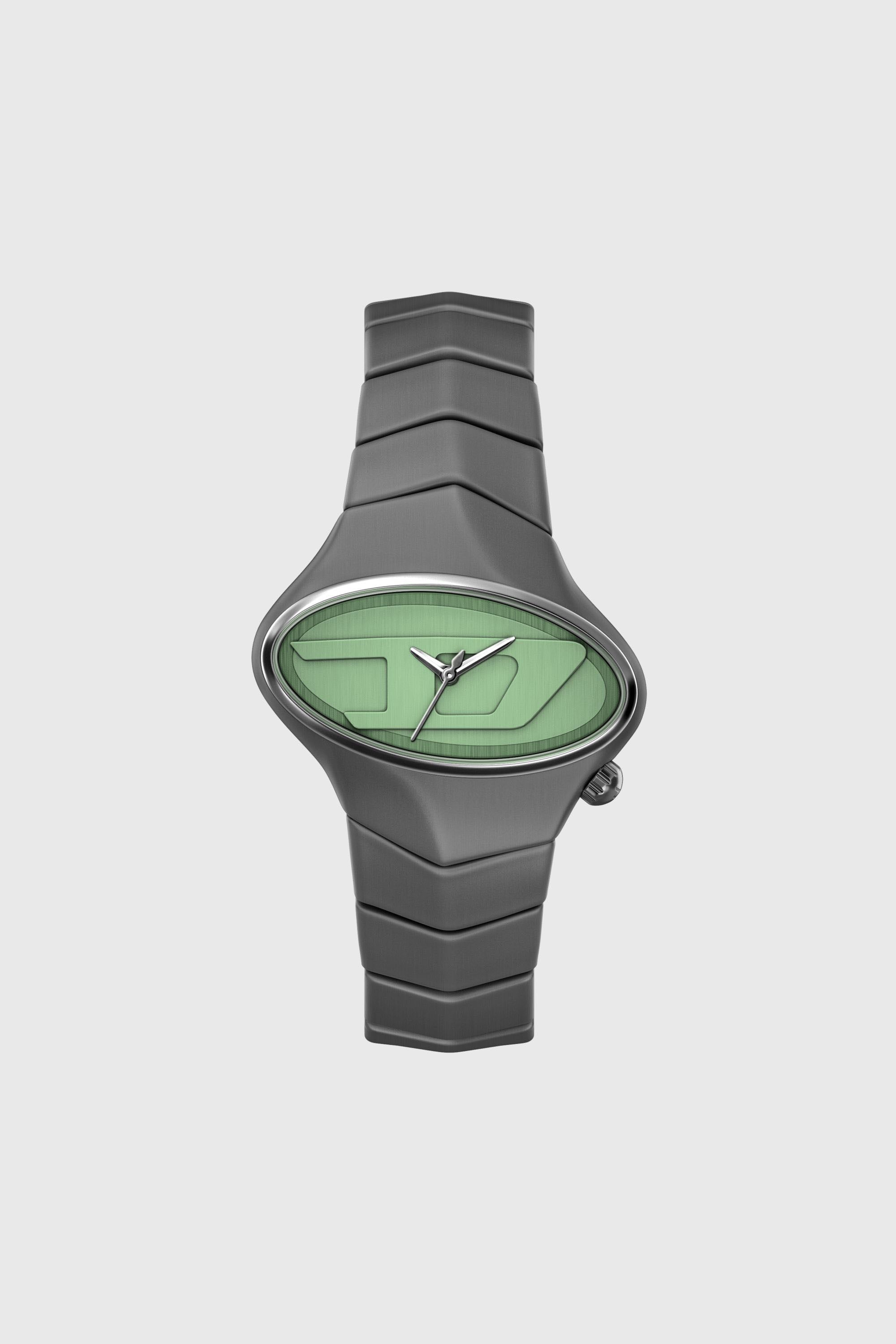 Diesel - DZ2241 WATCH, Orologio D-Rush in acciaio gunmetal Uomo in Grigio - 1