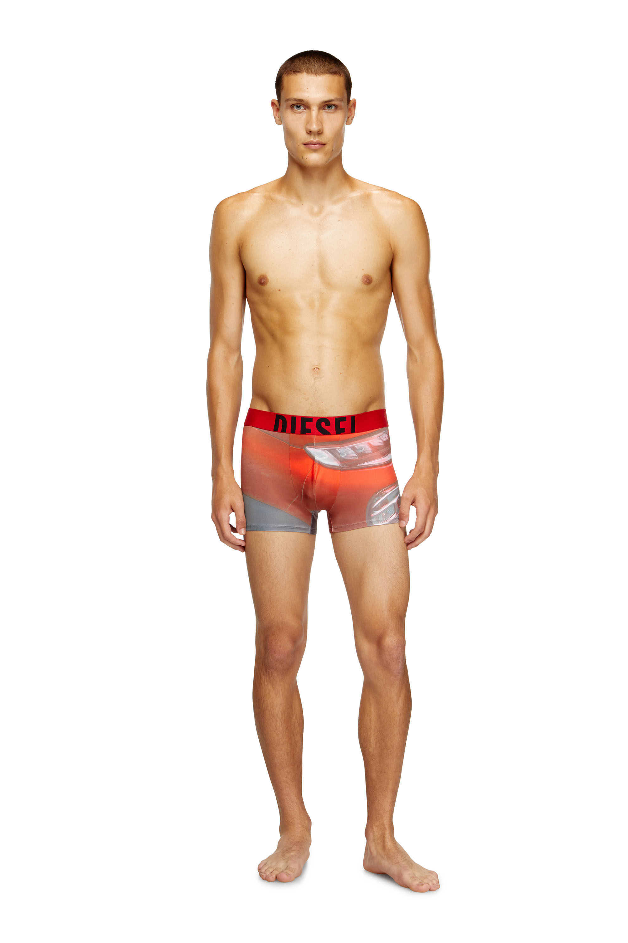 Diesel - DAMIEN-D-POP-40, Boxer con stampa Pop Uomo in Rosso - 3
