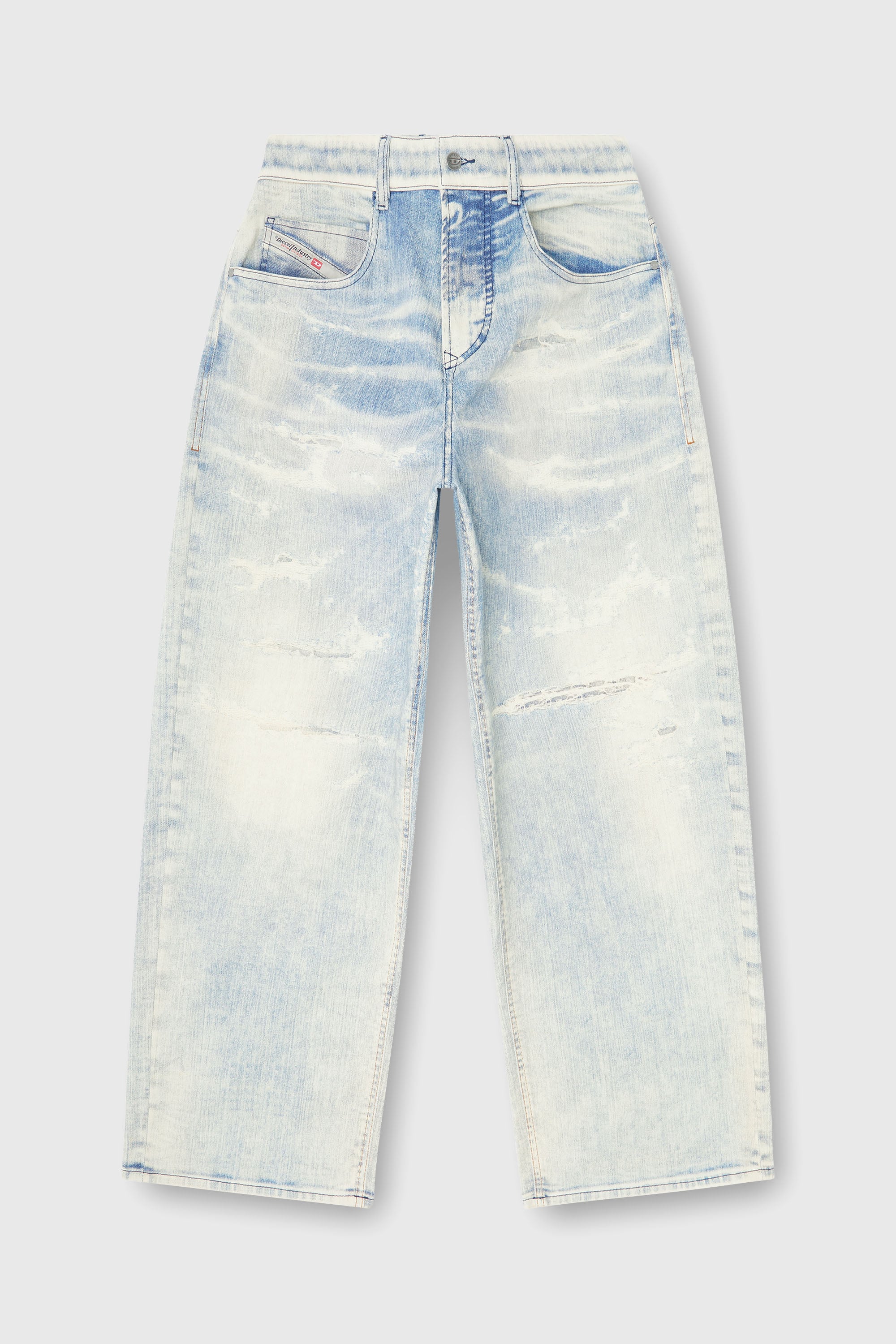 Diesel - Relaxed 2097 D-Enim-M Joggjeans&reg; 068XM Unisex, Blu Chiaro - Image 2