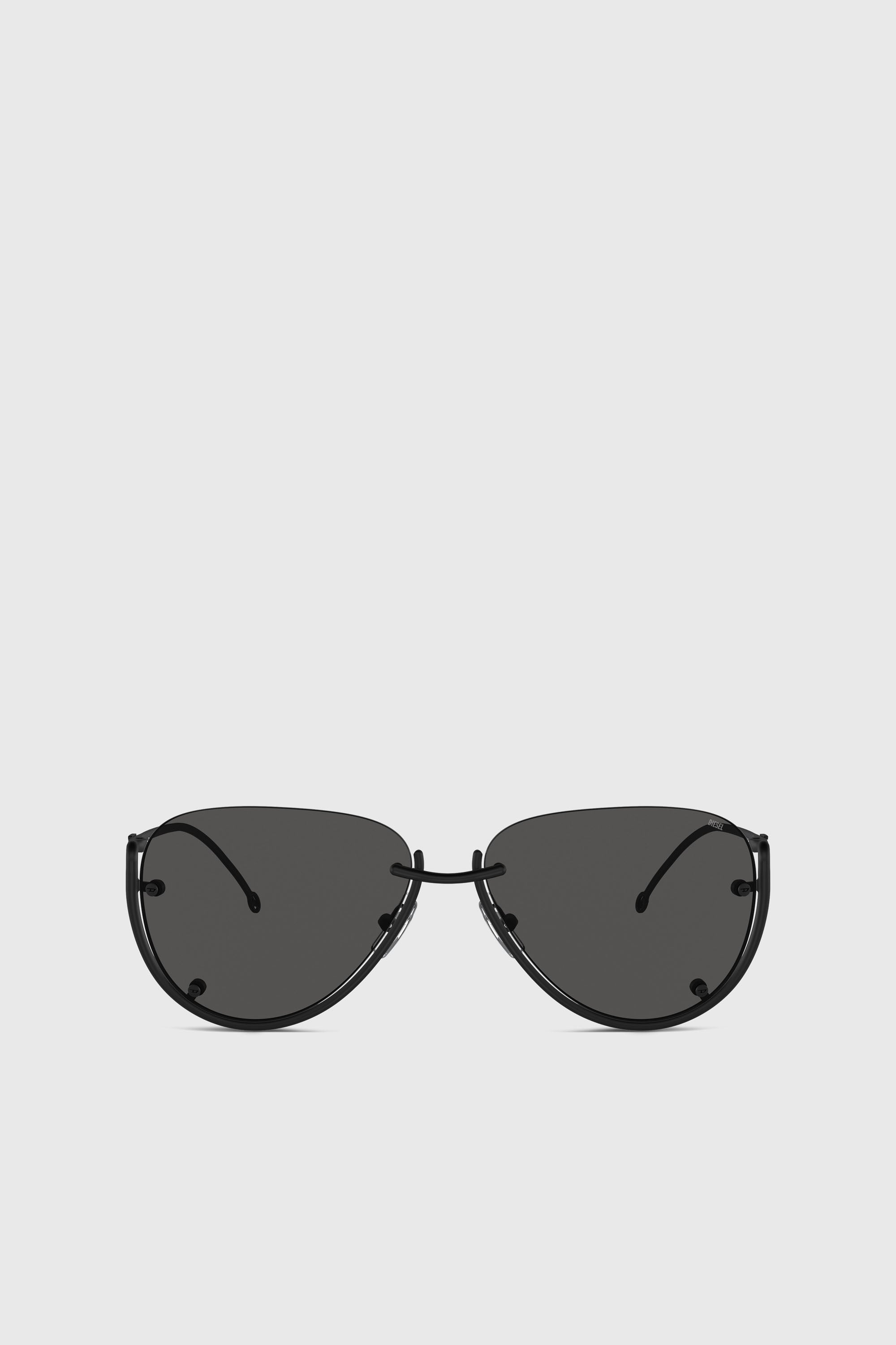 Diesel - 0DL1003, Occhiali da sole pilot Unisex in Nero - 1