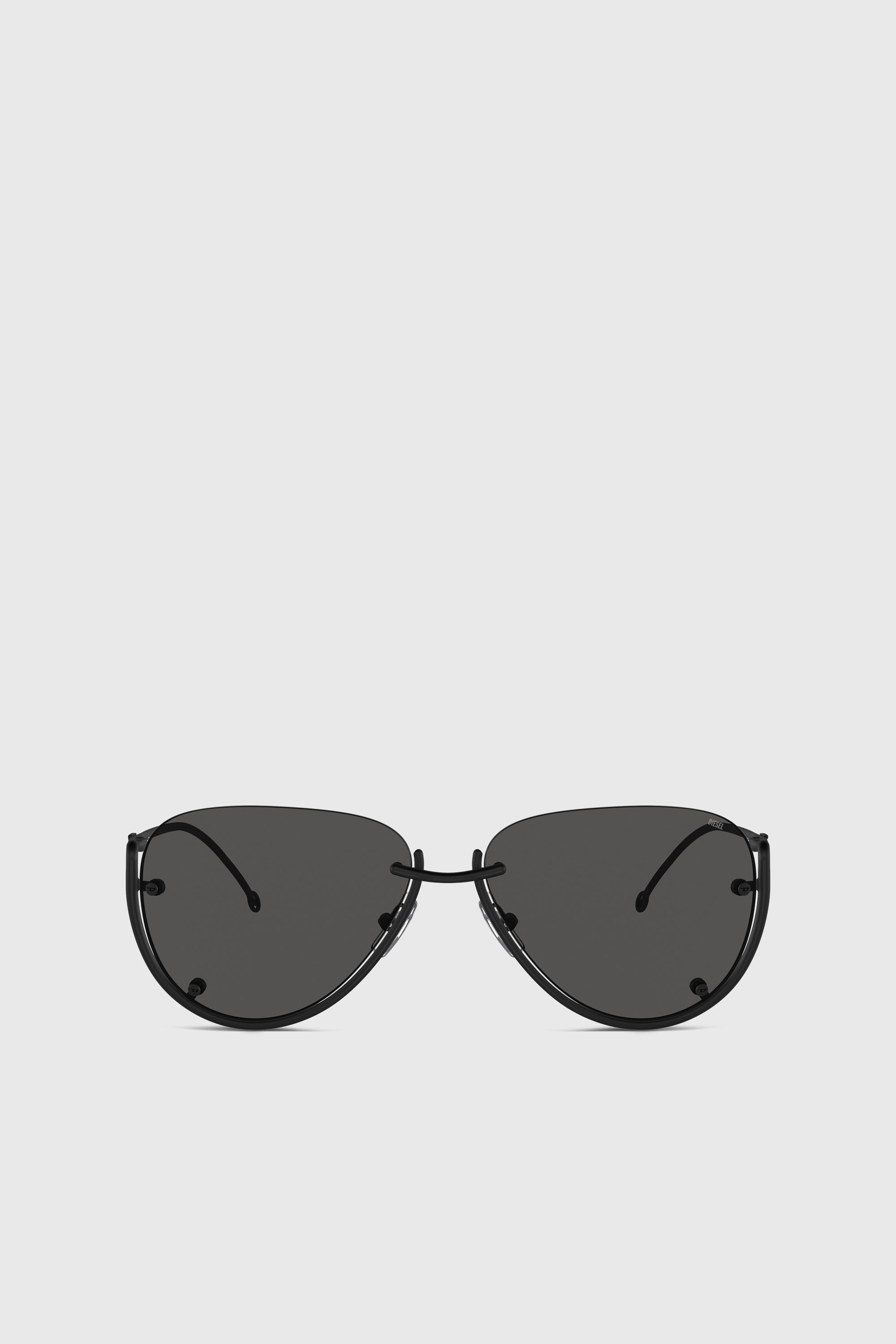 Diesel - 0DL1003, Occhiali da sole pilot Unisex in Nero - 1