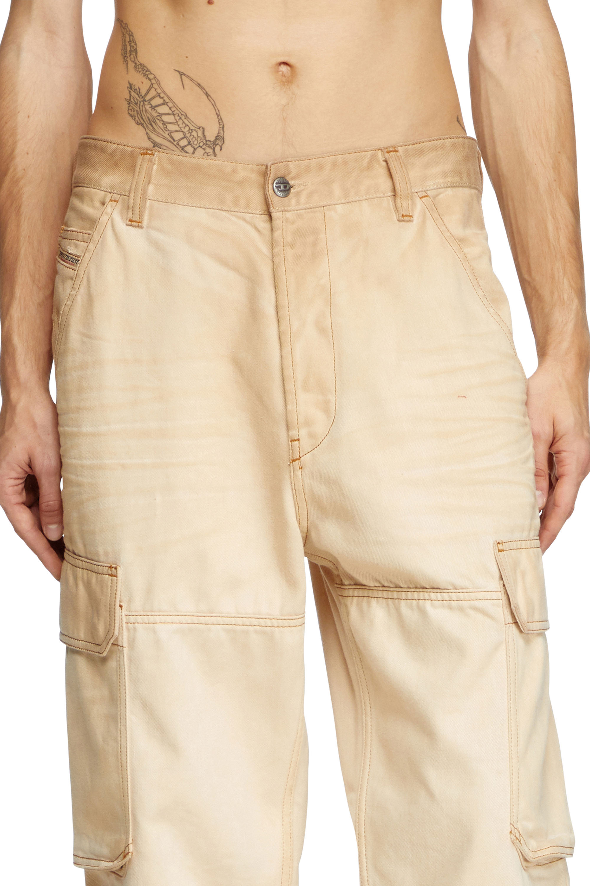 Diesel - Regular Jeans D-Uty 09L26 Uomo, Beige - Image 5