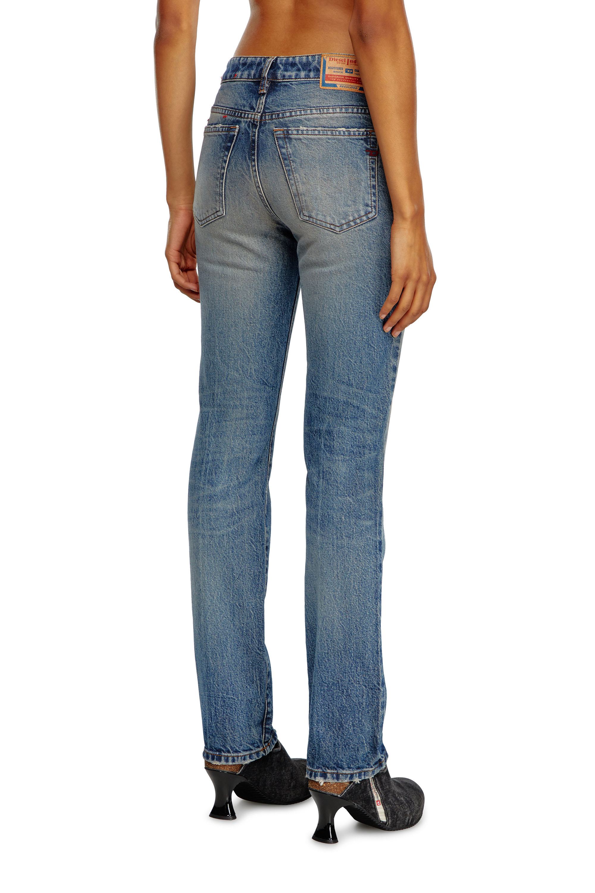 Diesel - Regular Jeans 1989 D-Mine 0GRDH Donna, Blu medio - Image 4