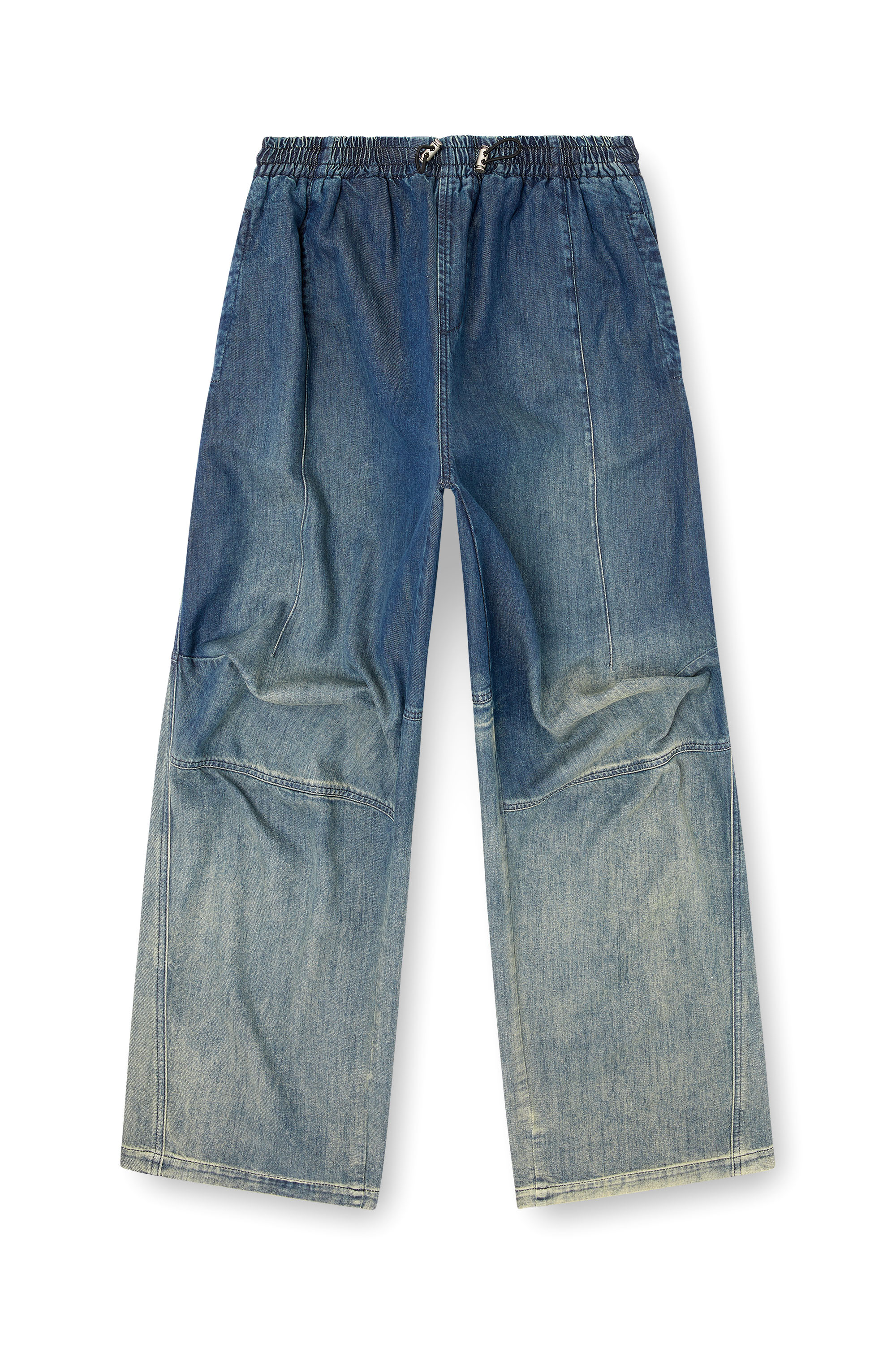 Diesel - Relaxed Jeans D-Pari 068TC Uomo, Blu Scuro - Image 3