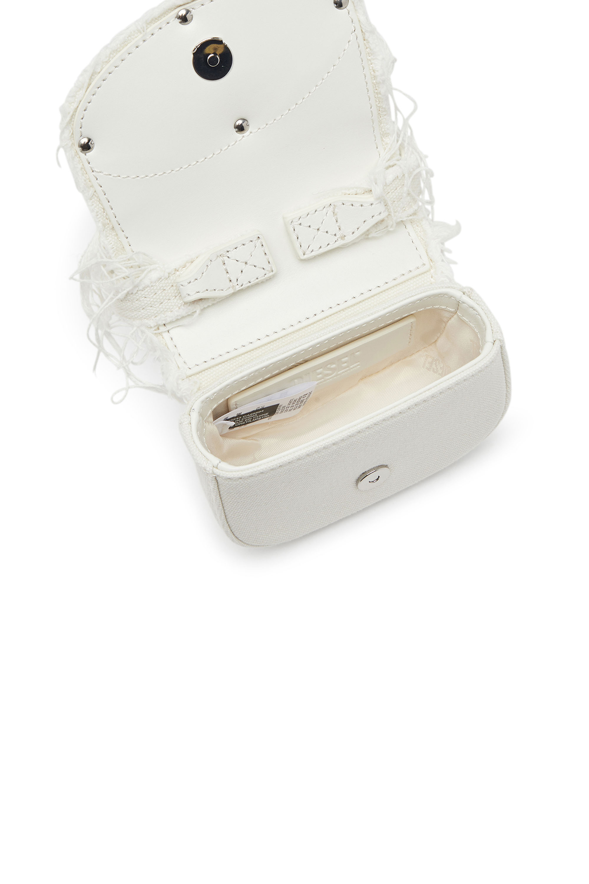 Diesel - 1DR XS, 1DR XS-Iconica mini bag in tela e pelle Donna in Bianco - 4