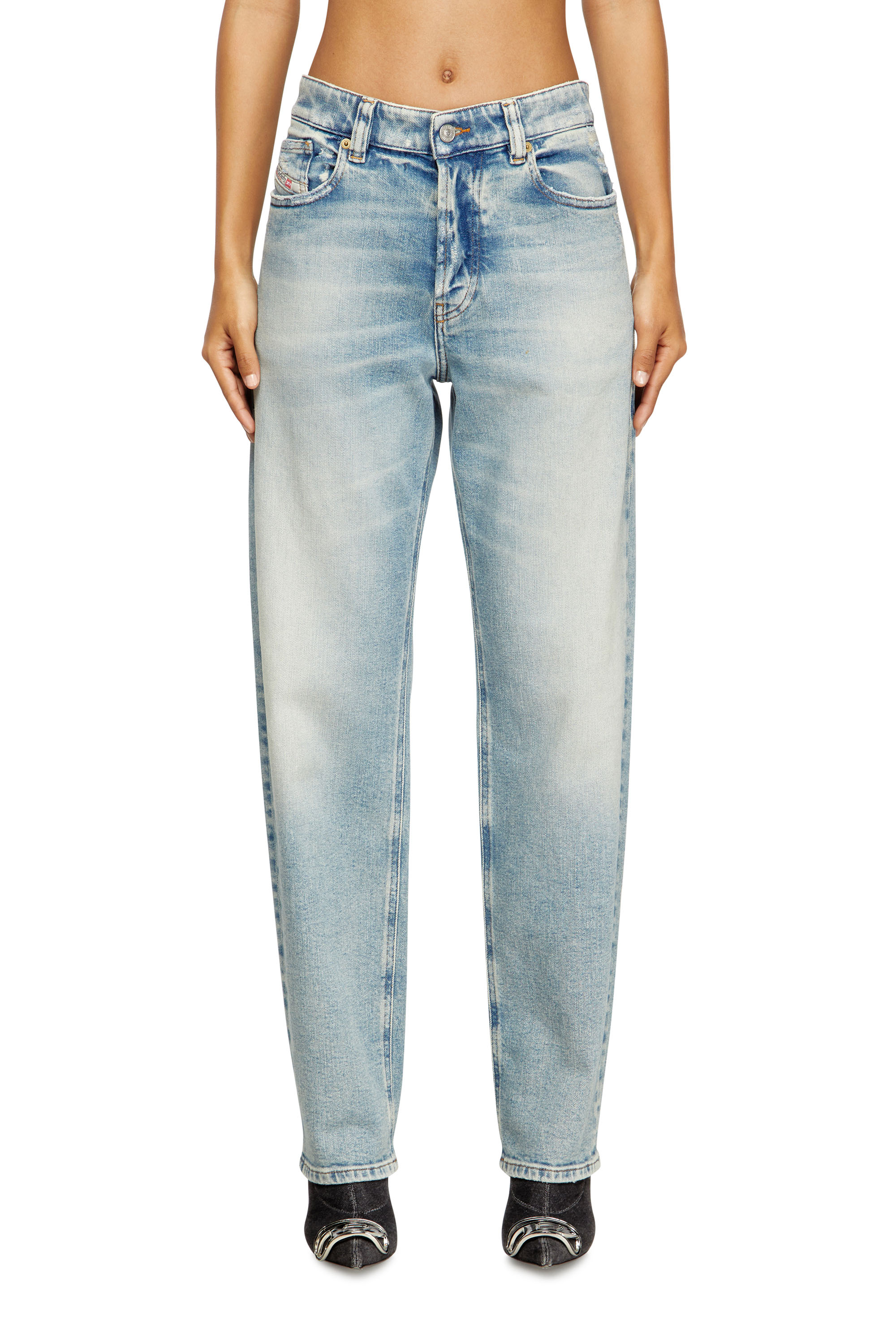 Diesel - Woman's Regular Jeans 1988 D-Ark 09M21, Light Blue - 1